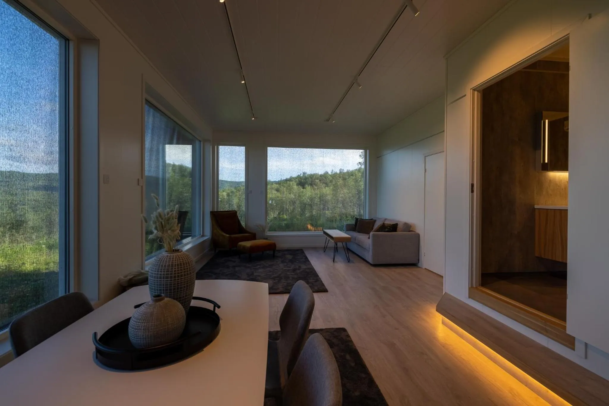 Living room in Aurora Borealis Observatory