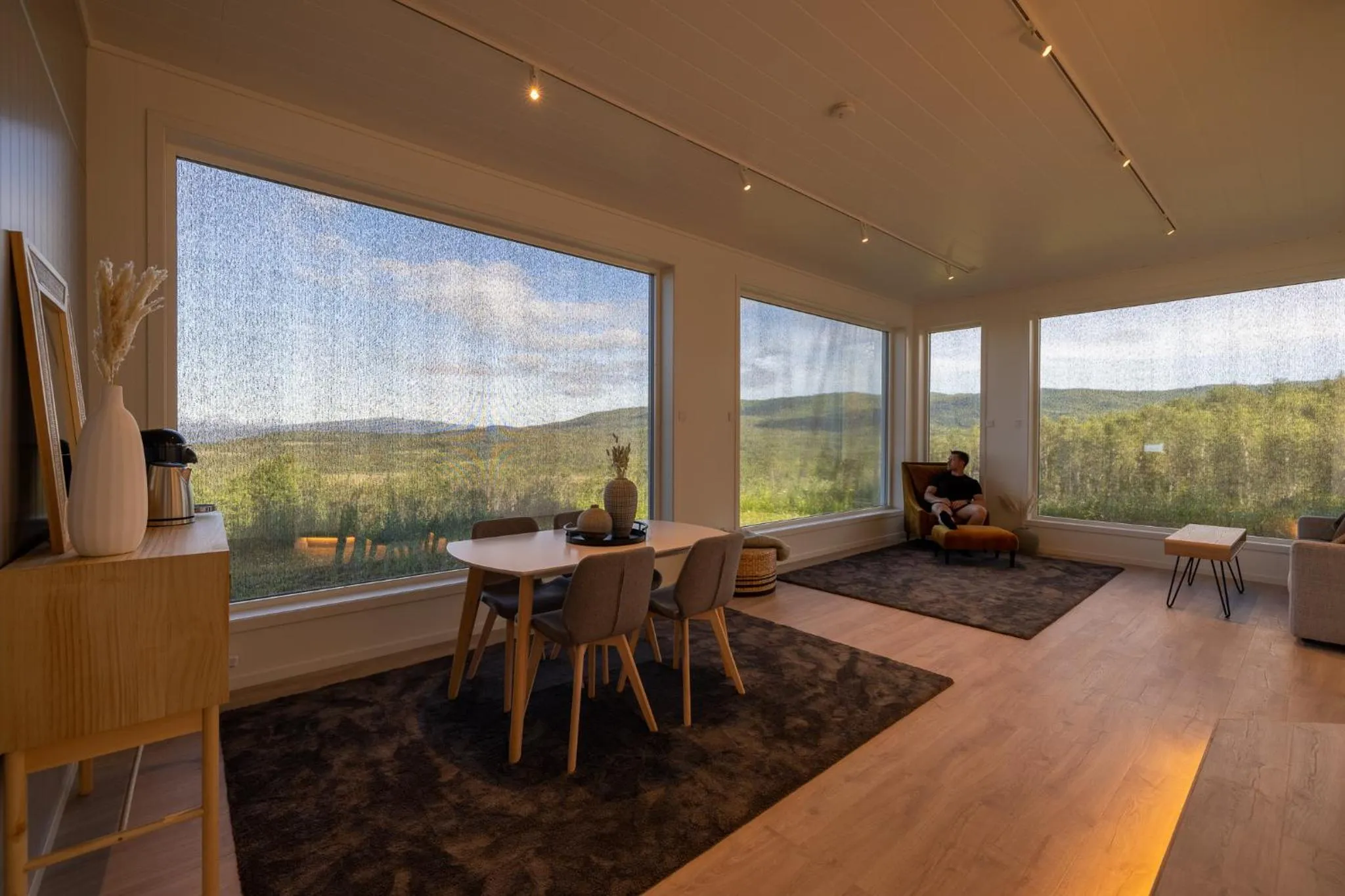 Living room in Aurora Borealis Observatory