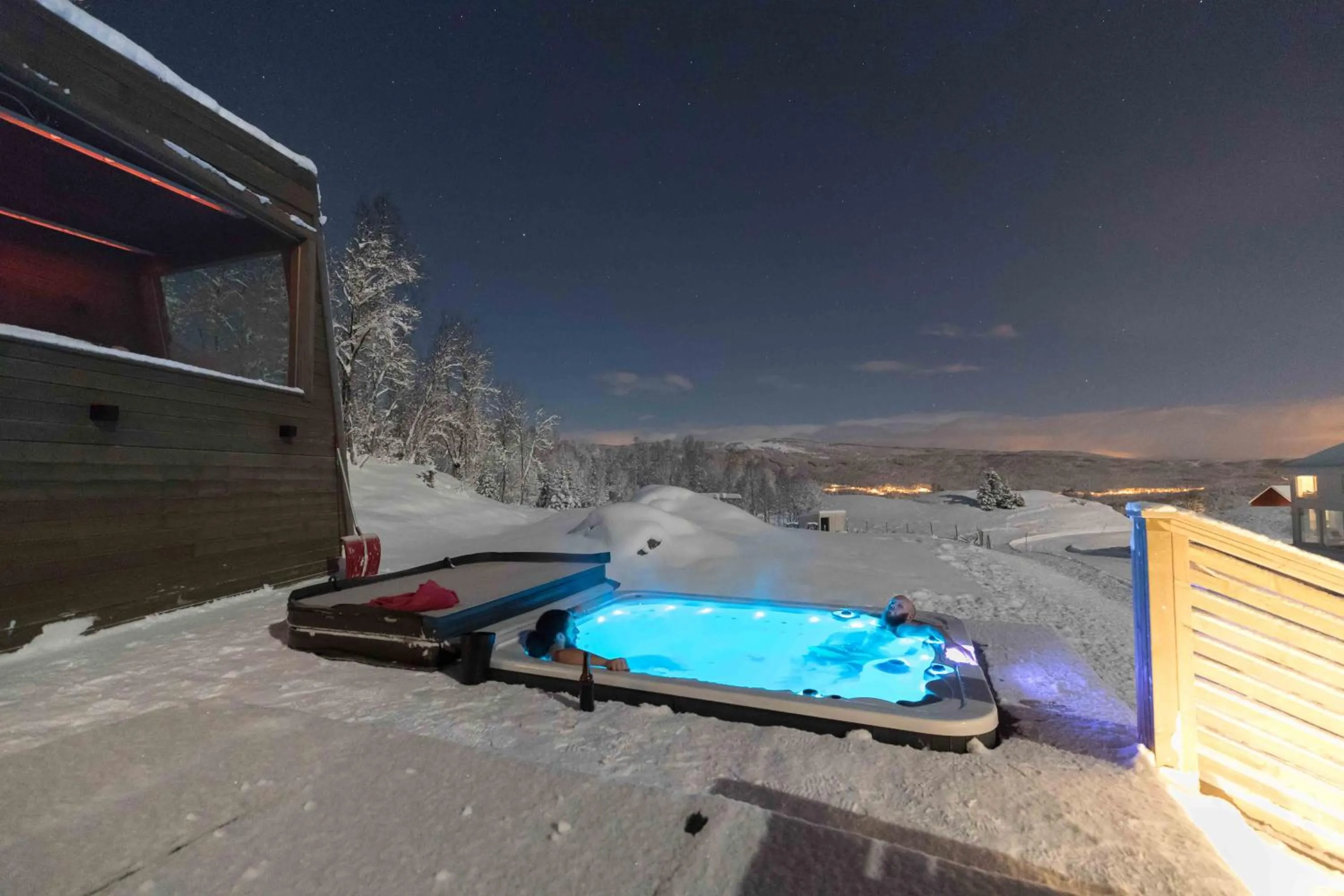 Sauna in Aurora Borealis Observatory
