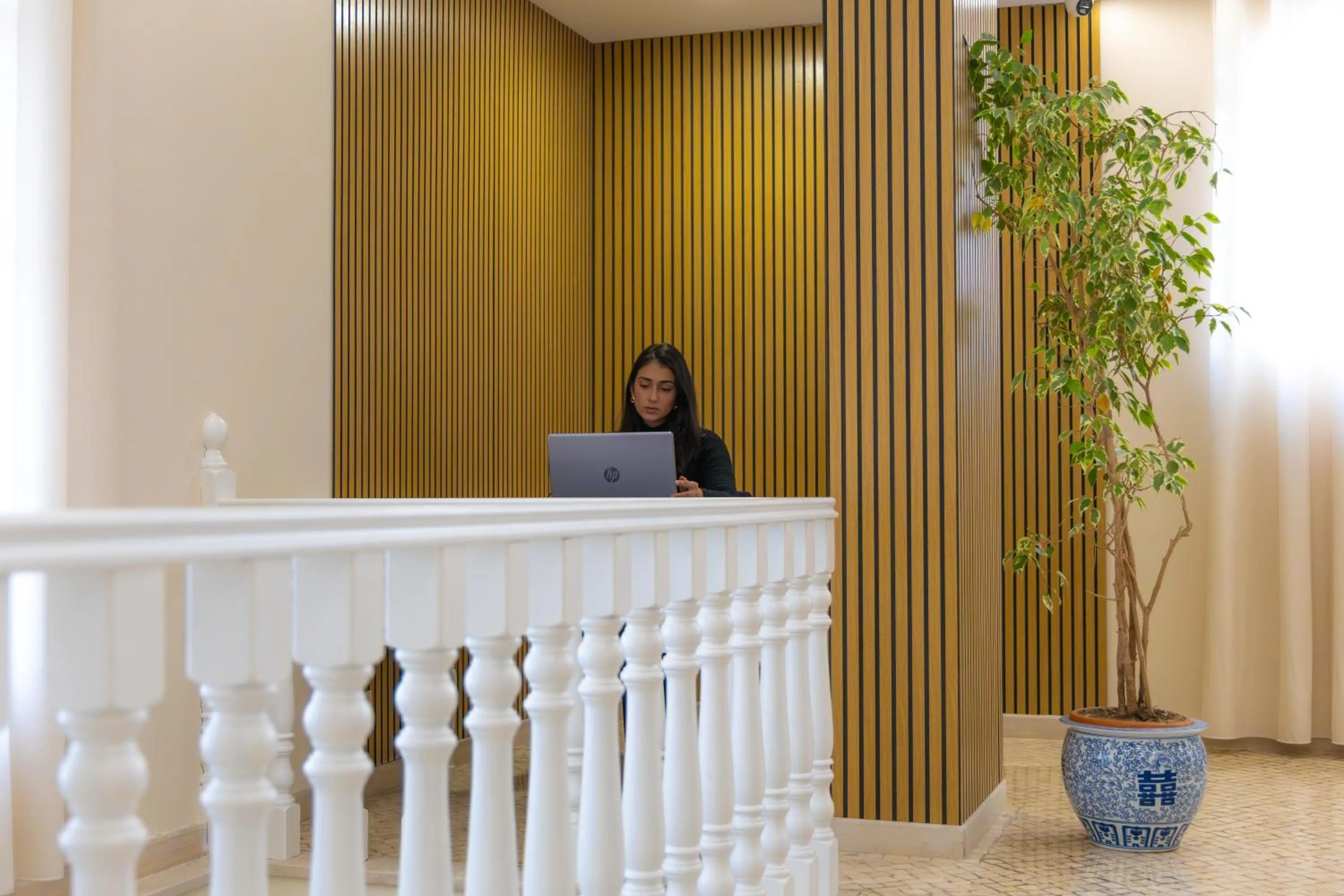 Seating area in Hotel Caldas Internacional