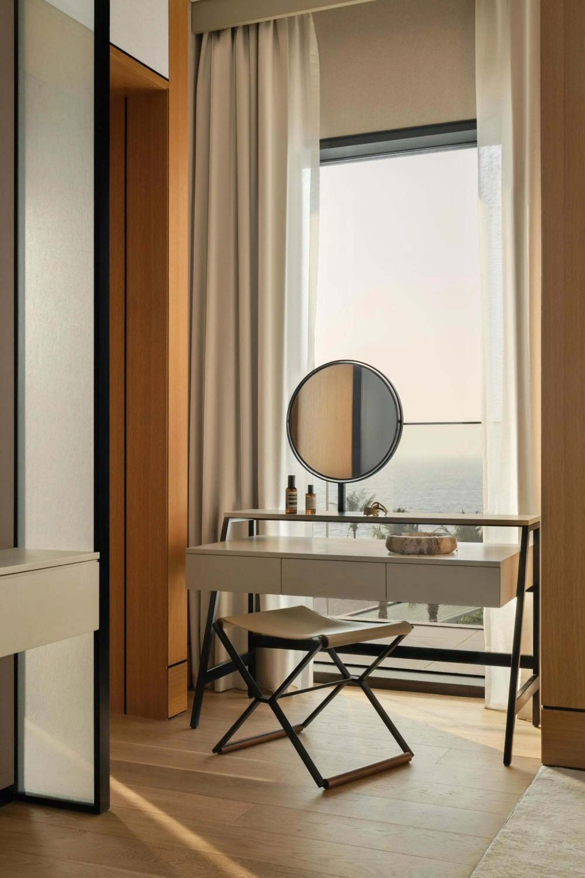 Seating area in Delano Dubai at Bluewaters