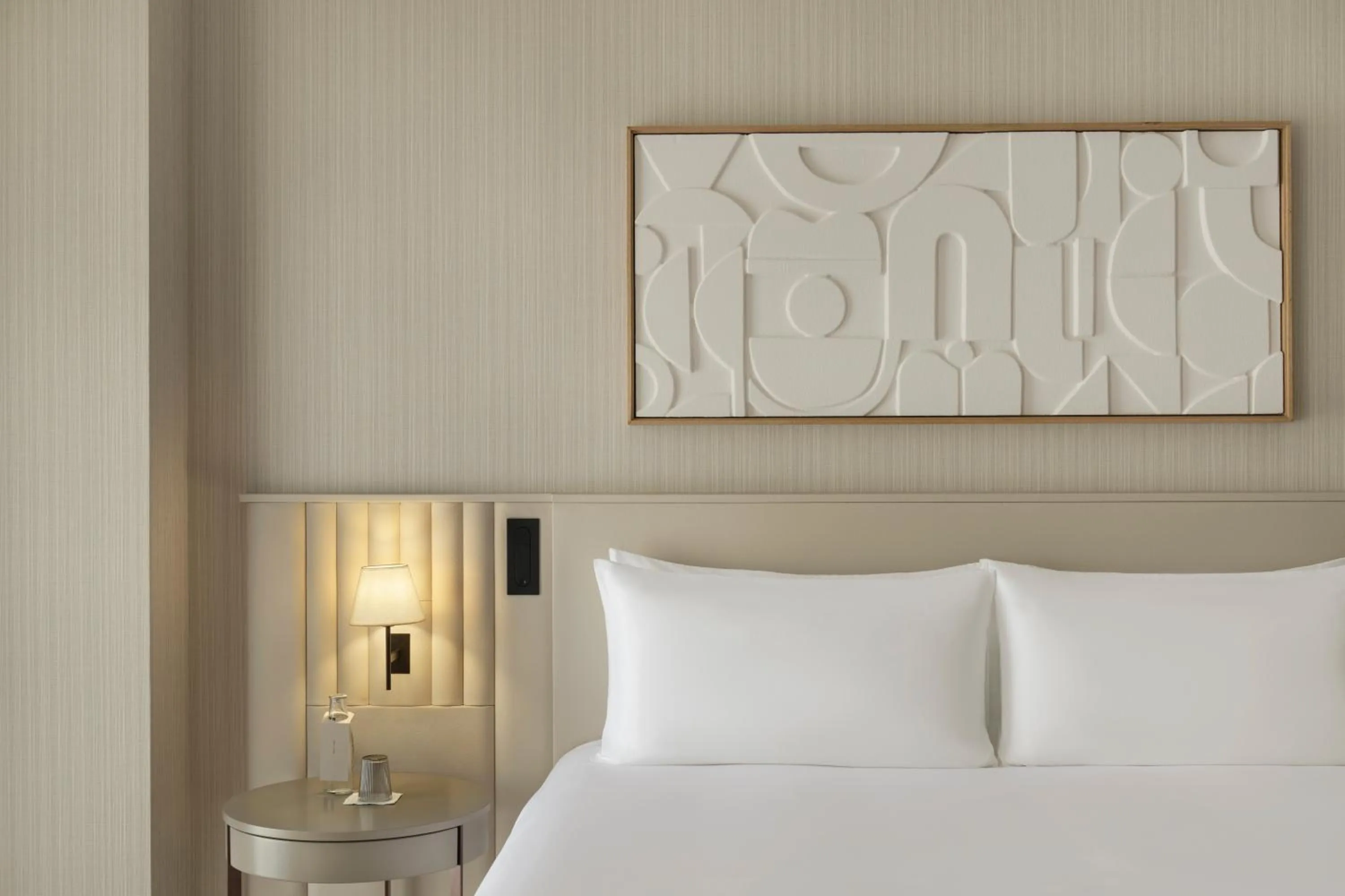 Bedroom, Bed in Delano Dubai at Bluewaters