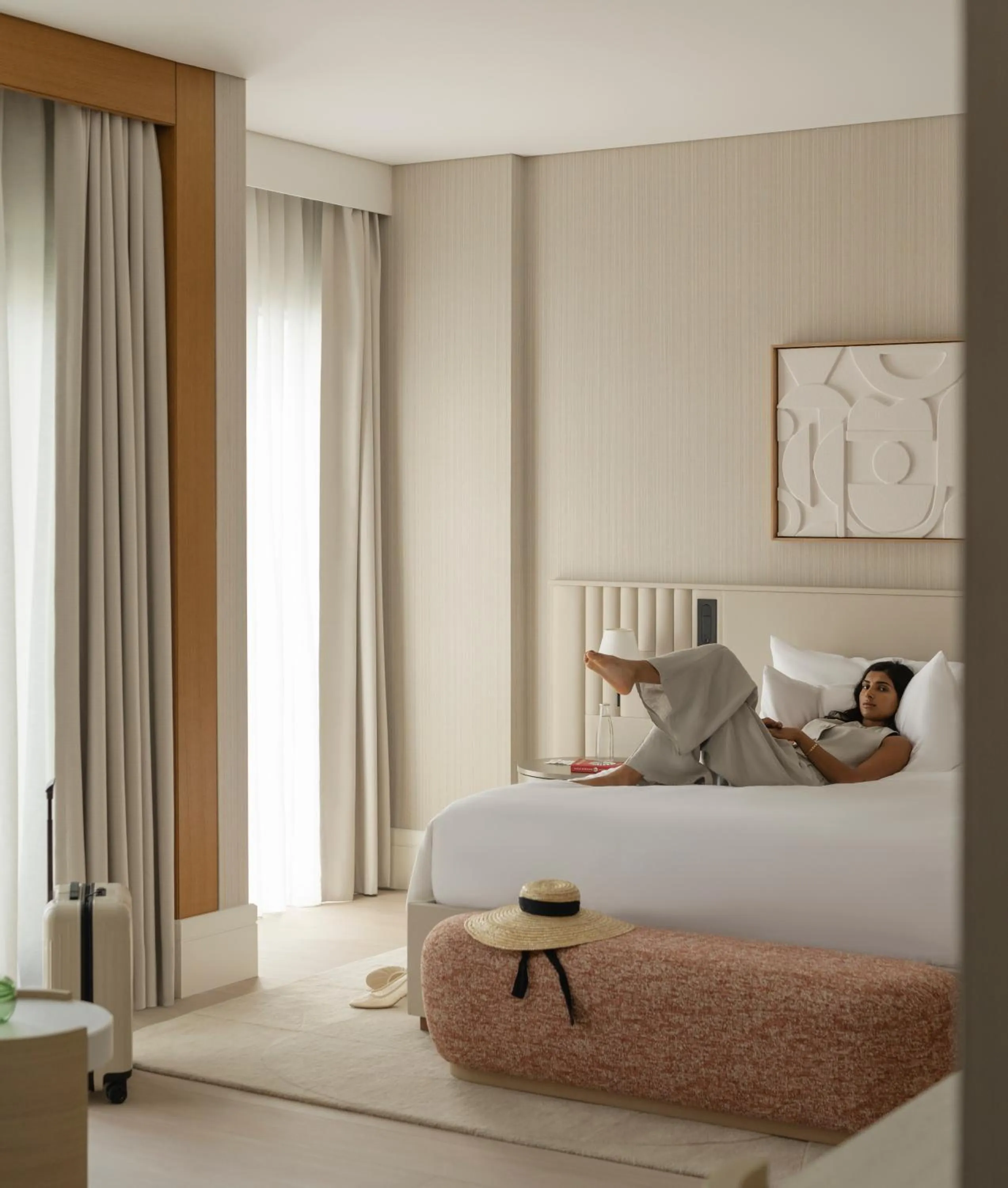 Bed in Caesars Palace Dubai