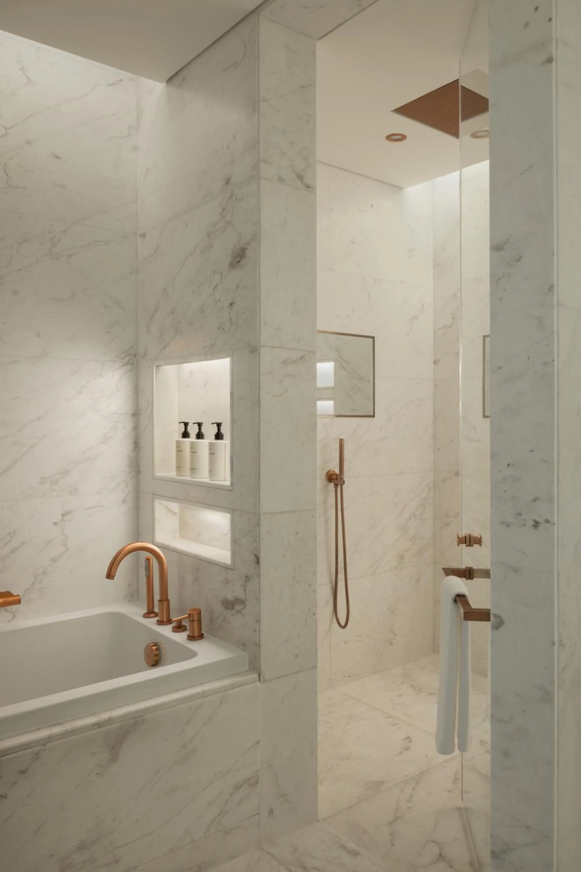 Bathroom in Delano Dubai at Bluewaters