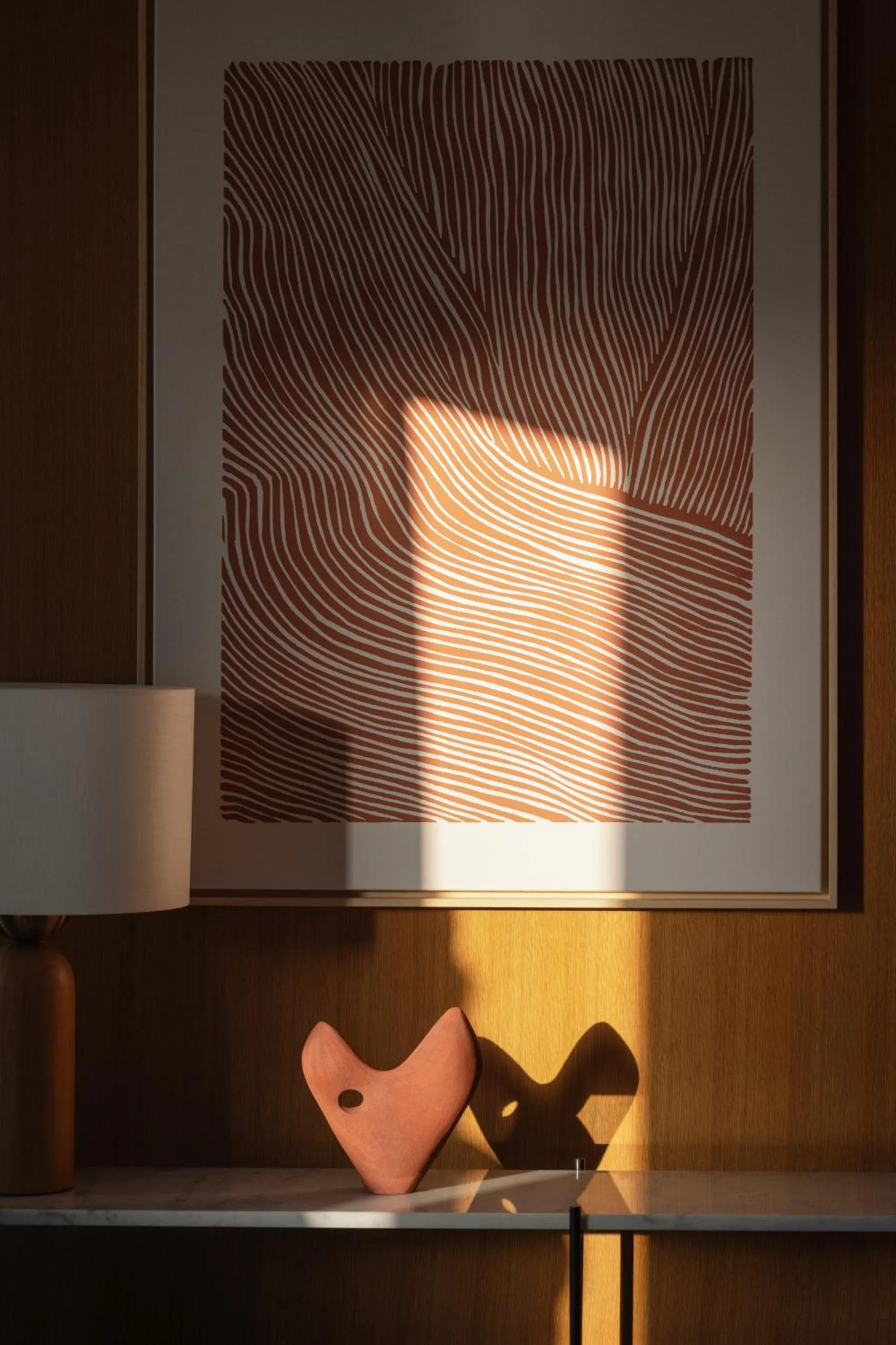 Living room in Delano Dubai at Bluewaters