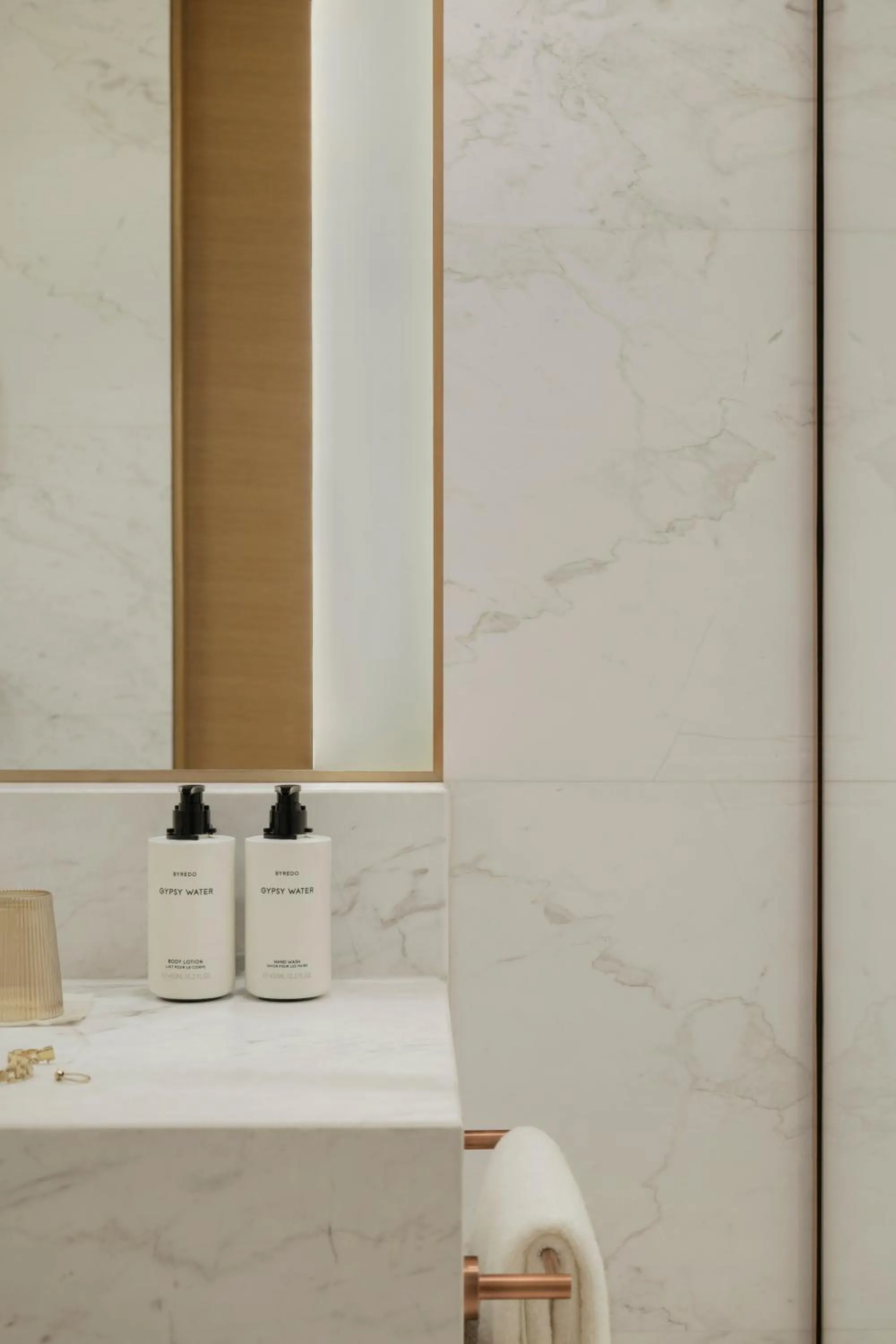 Bathroom in Delano Dubai at Bluewaters