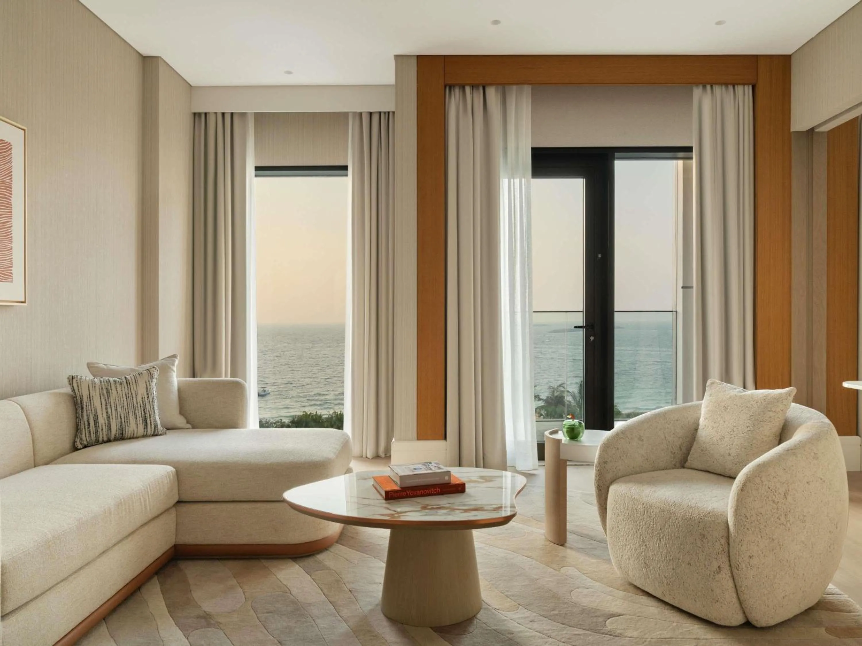 Bedroom in Delano Dubai at Bluewaters