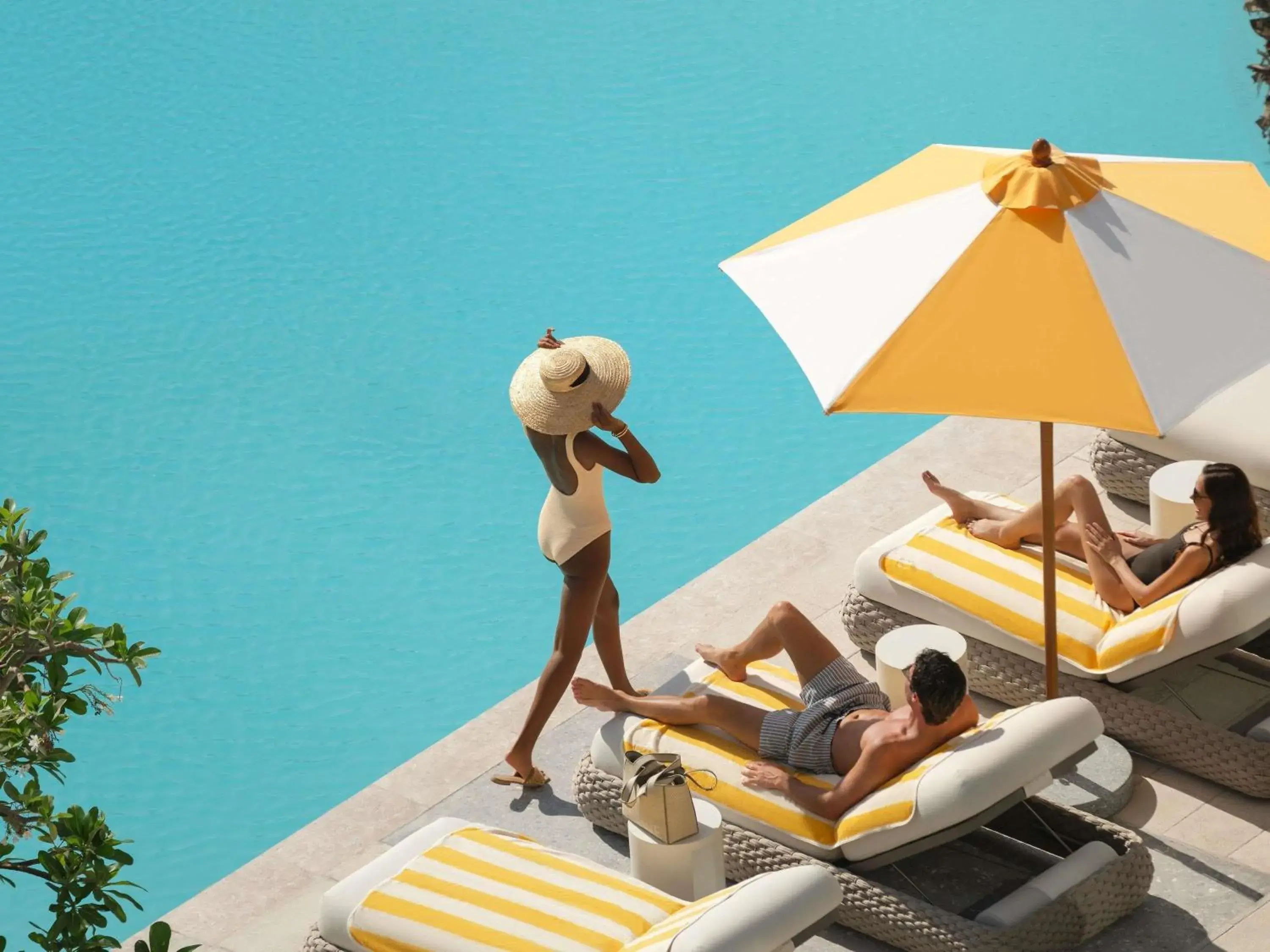 Pool view in Delano Dubai at Bluewaters Pool view in Delano Dubai at Bluewaters