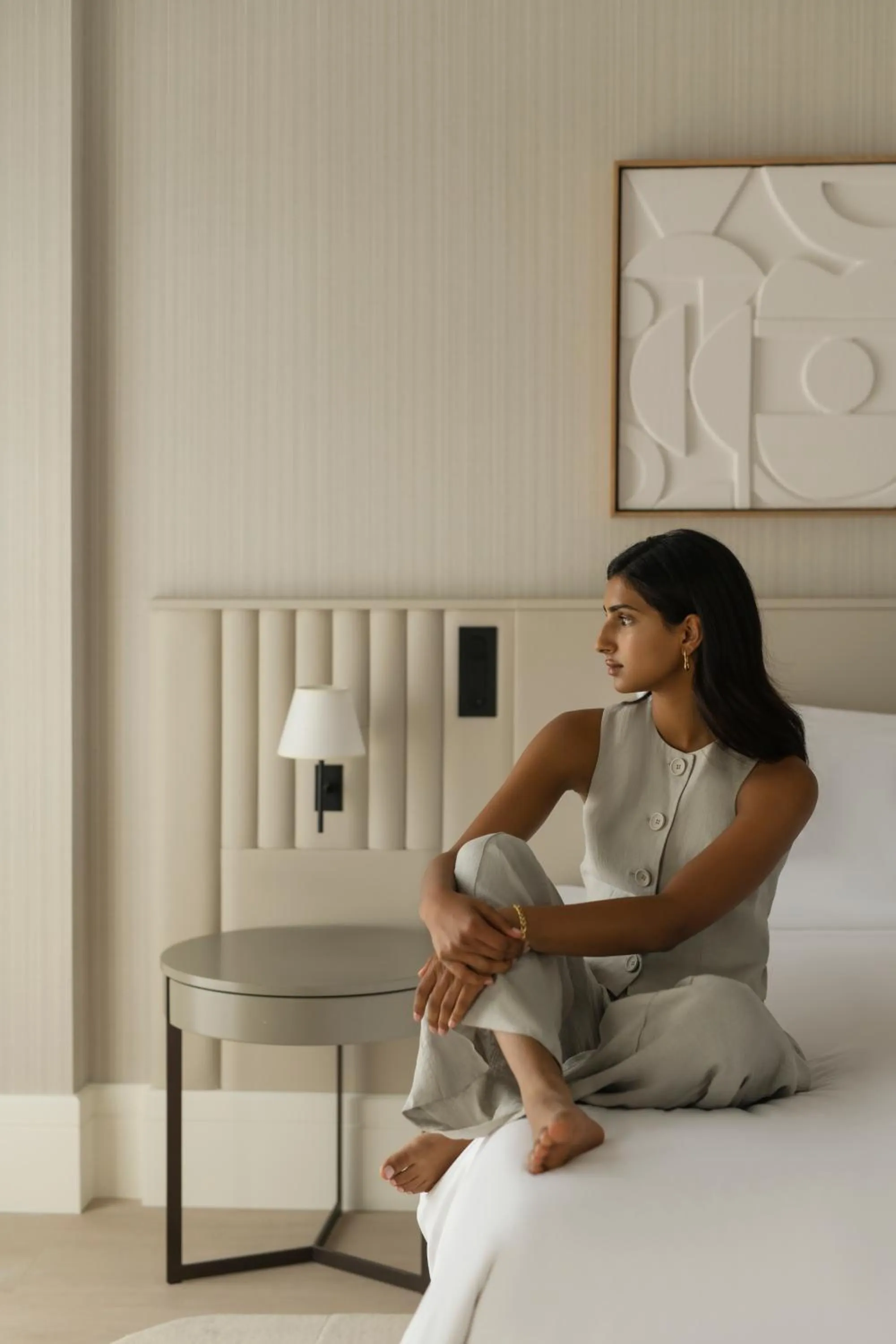 Bed in Caesars Palace Dubai