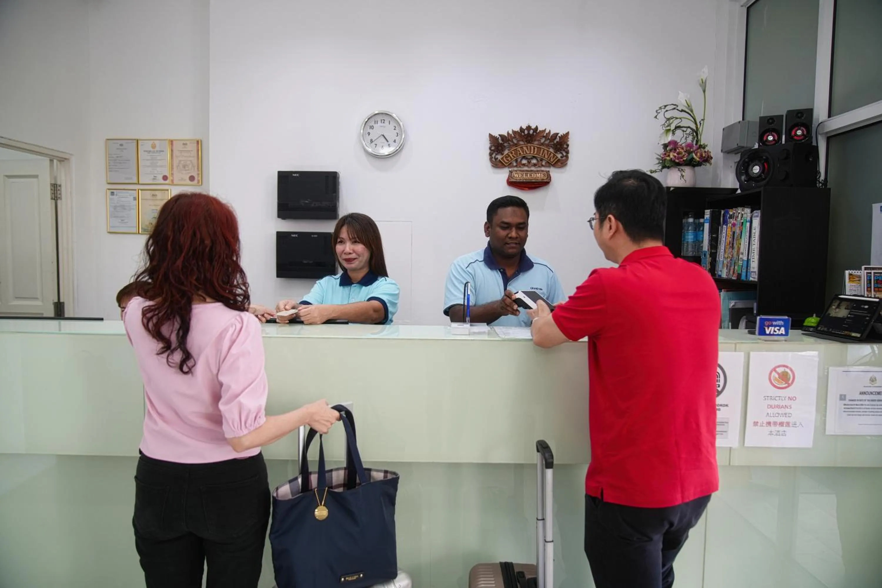 Lobby or reception in Grand Inn Hotel - Macalister Road