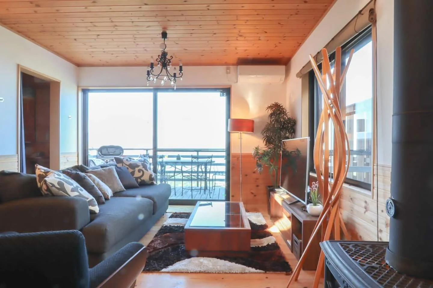 Living room in Ocean View House