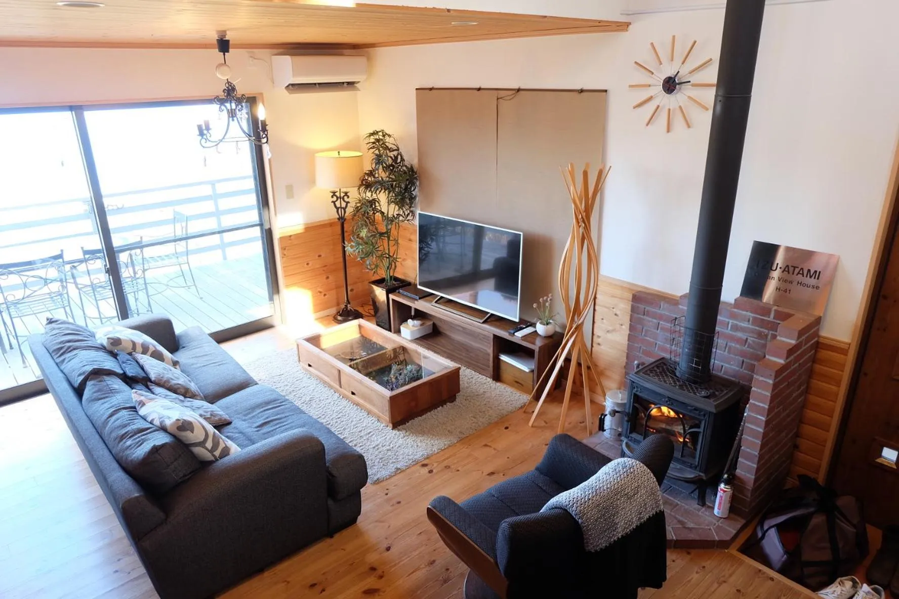 Living room in Ocean View House