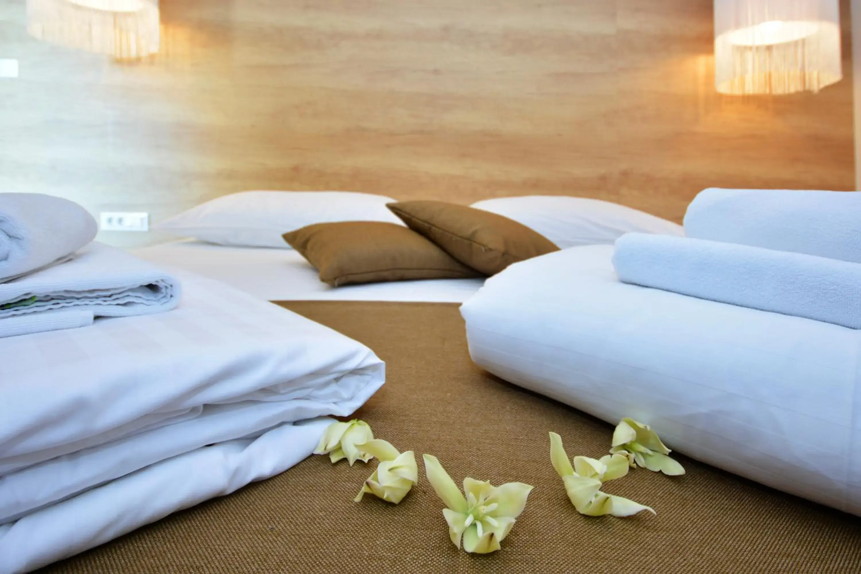 Decorative detail, Bed in Hotel Jona Decorative detail, Bed in Hotel Jona