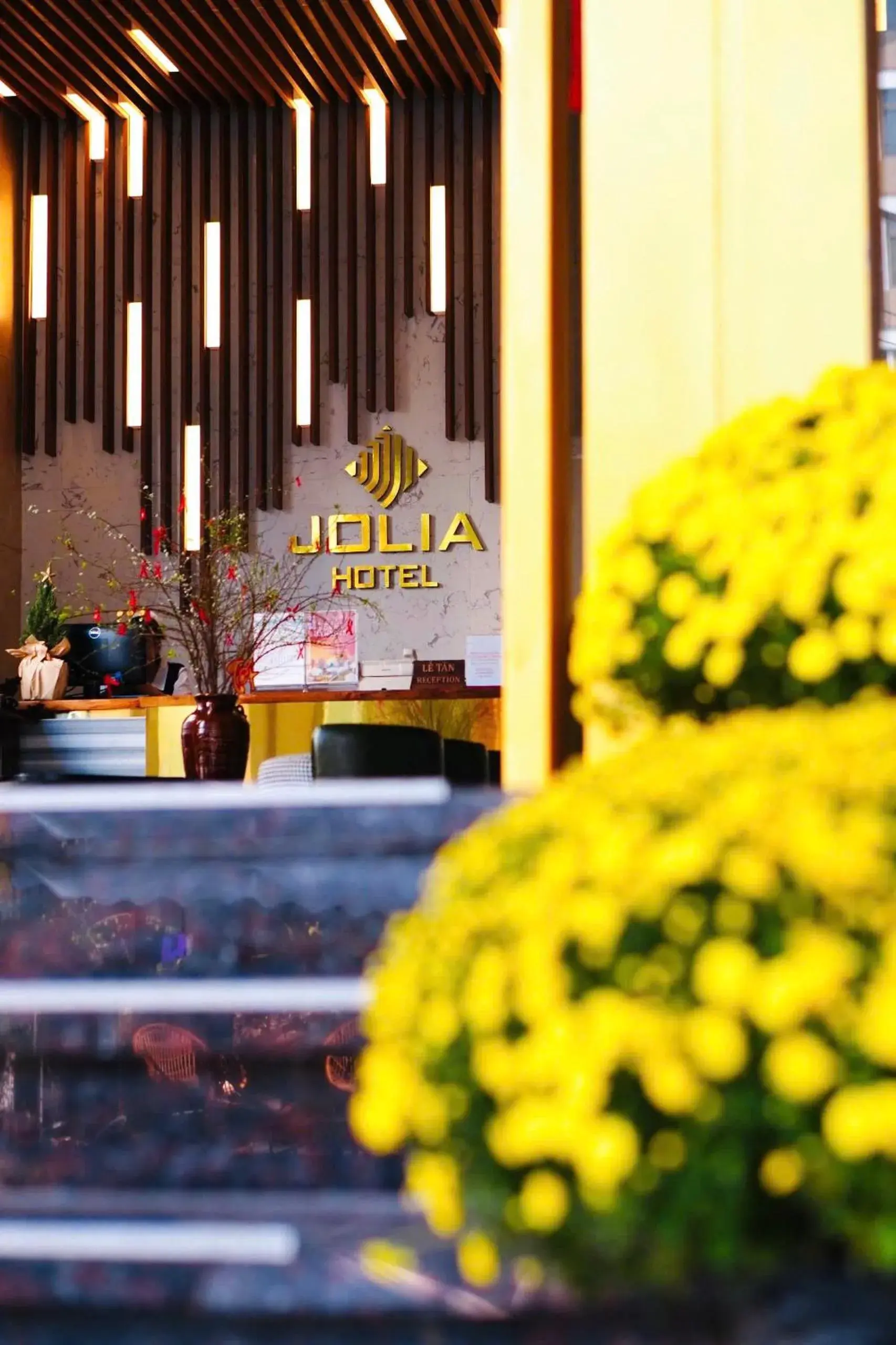 Lobby or reception in Jolia Hotel Danang Beach Lobby or reception in Jolia Hotel Danang Beach