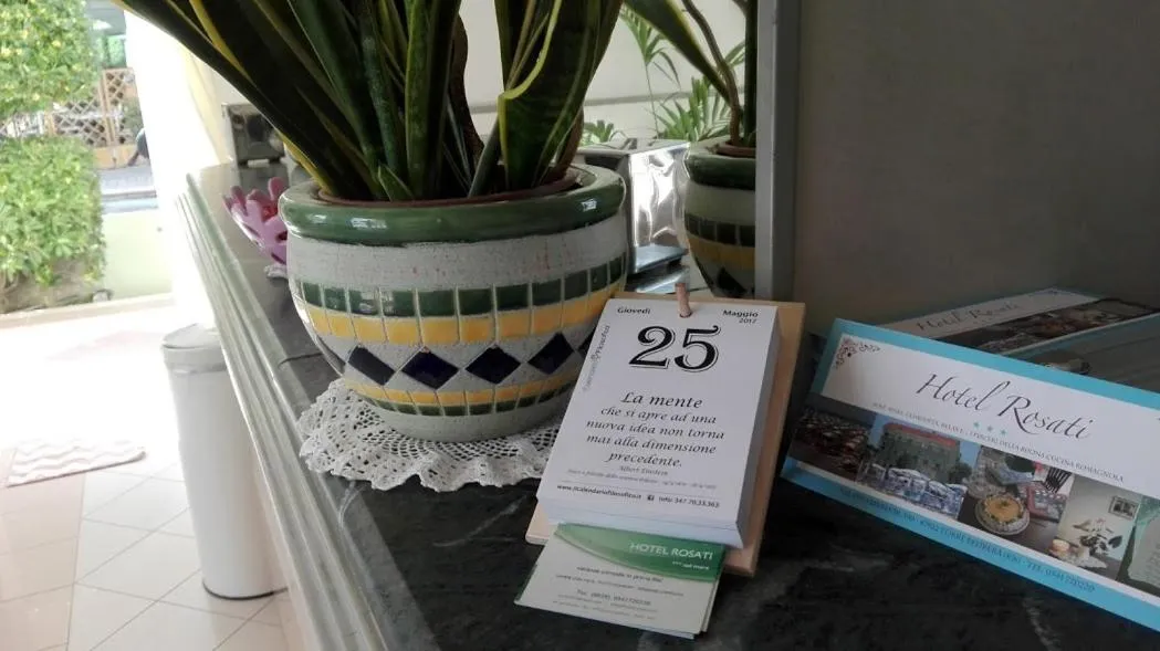 Lobby or reception in Hotel Rosati