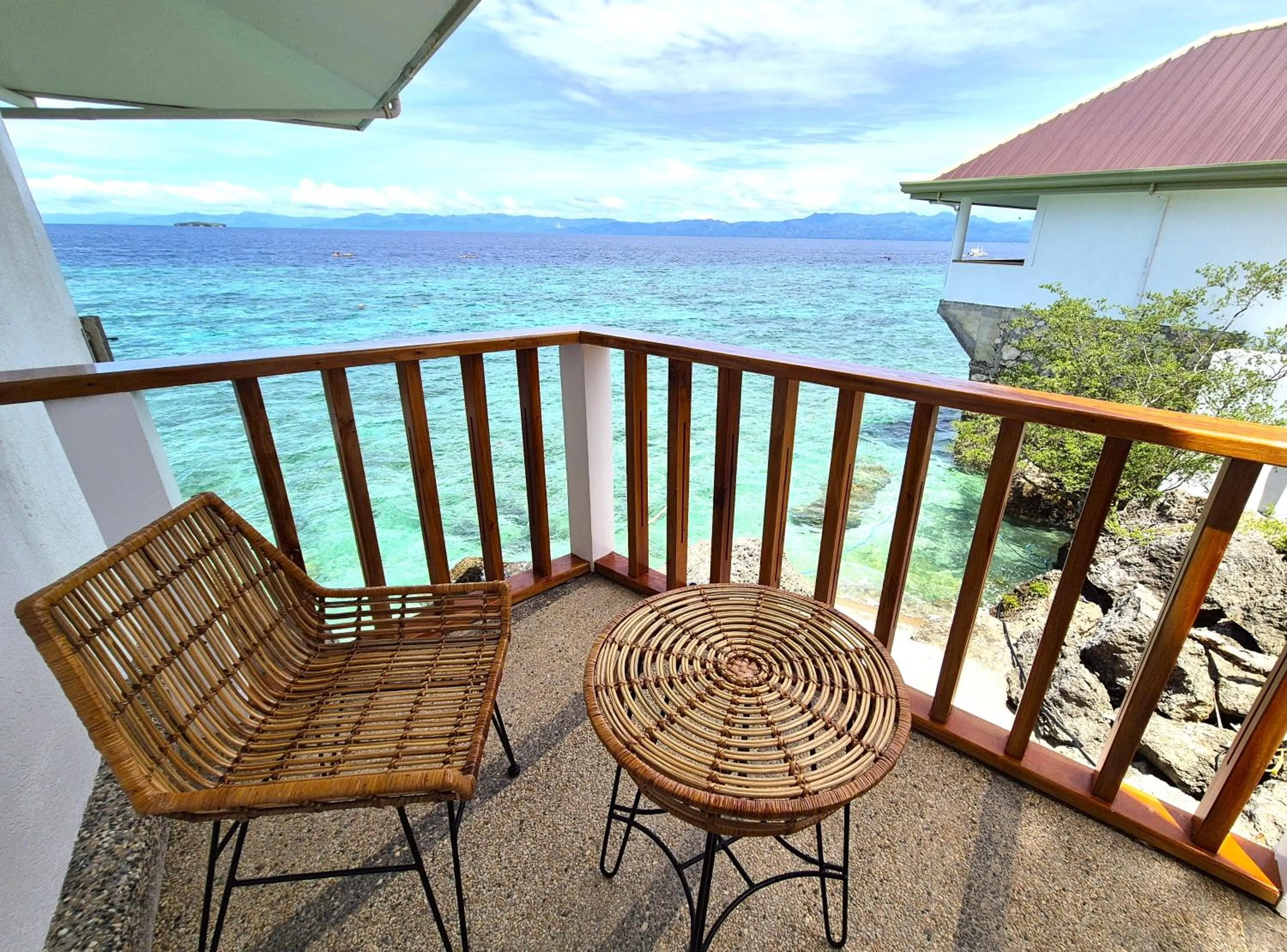 Balcony/Terrace in Quo Vadis Dive Resort