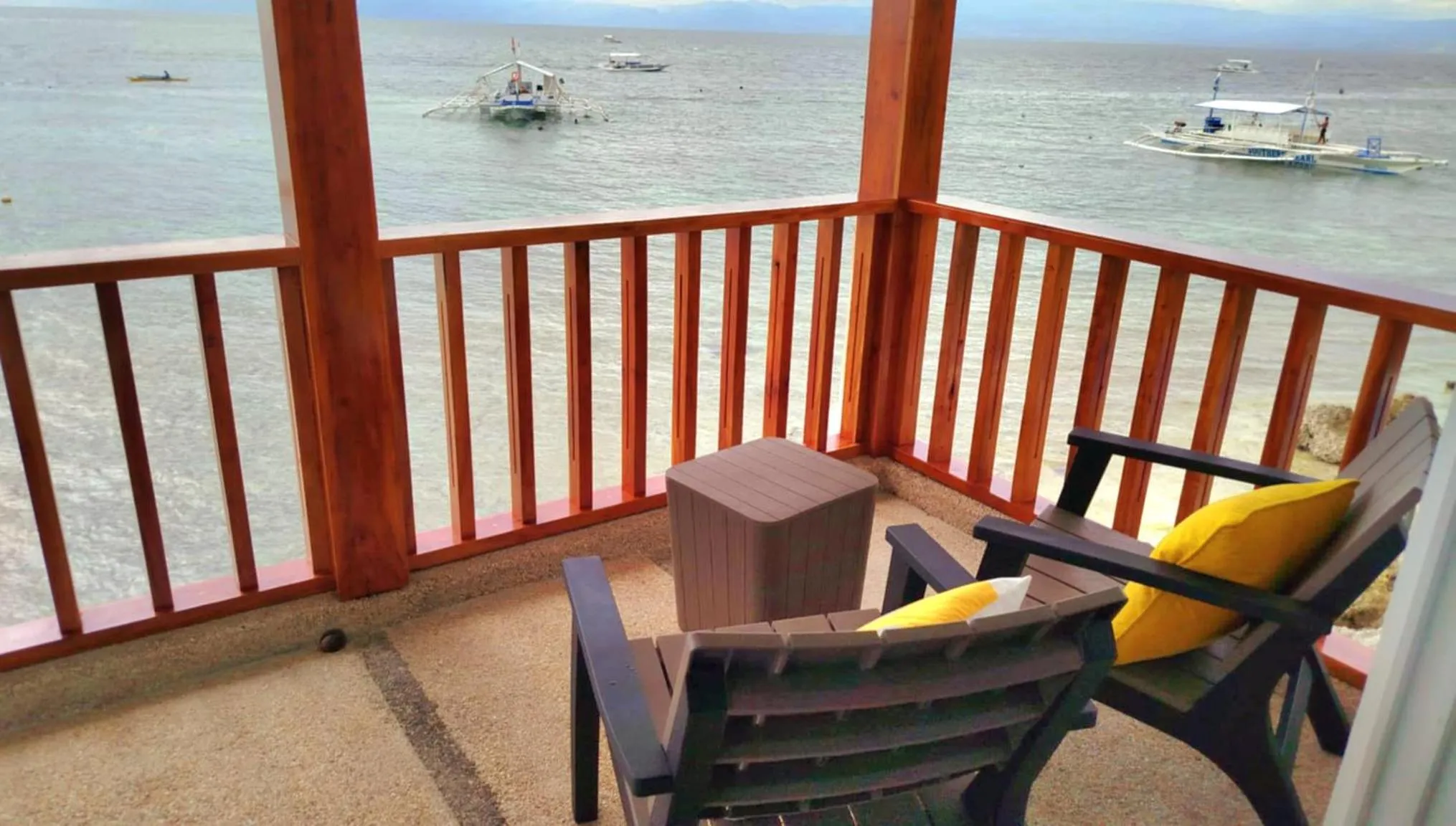 Balcony/Terrace in Quo Vadis Dive Resort