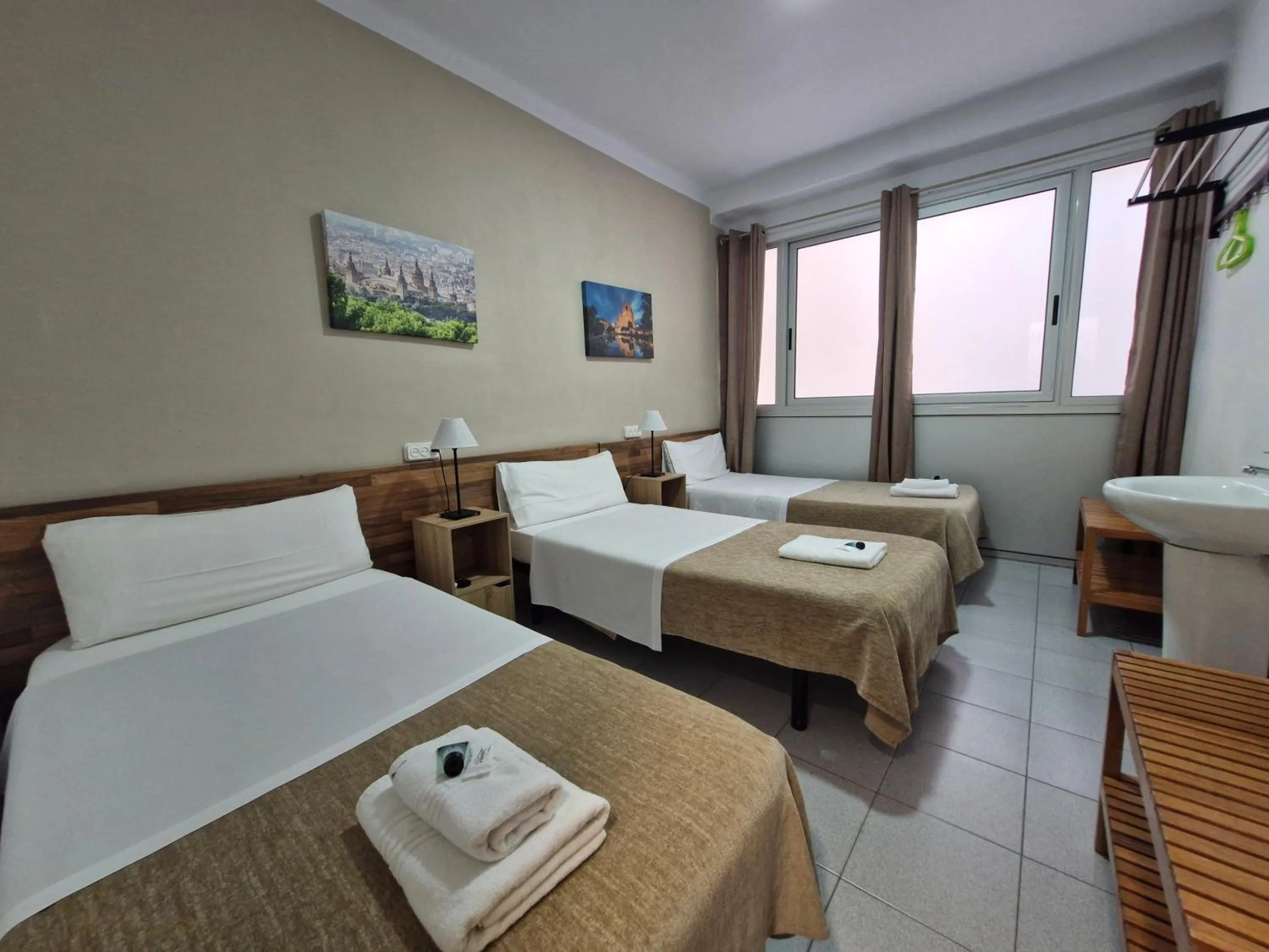 Photo of the whole room, Bed in Hostal Elkano