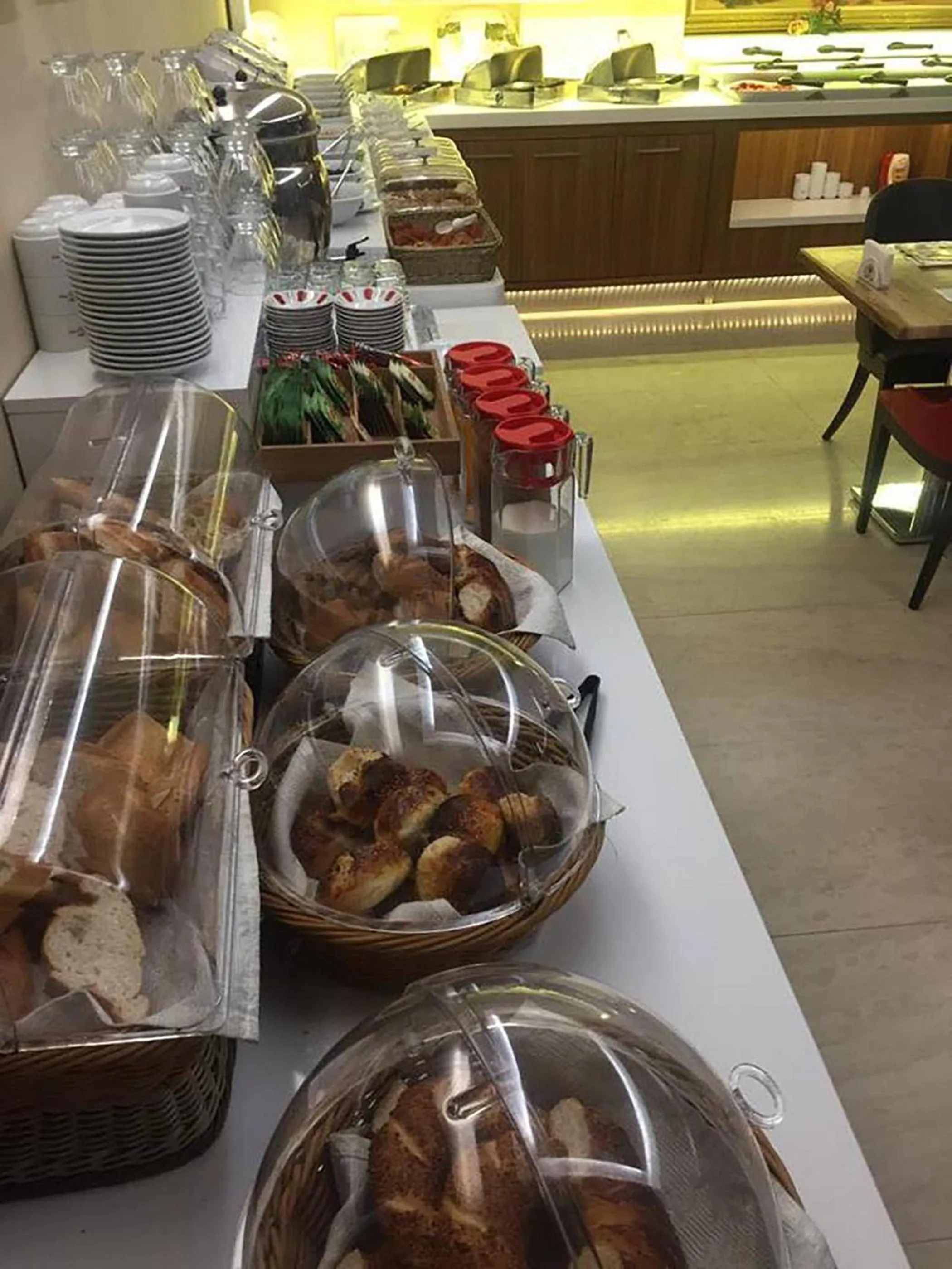 Buffet breakfast in Imamoglu Pasa Butik Hotel