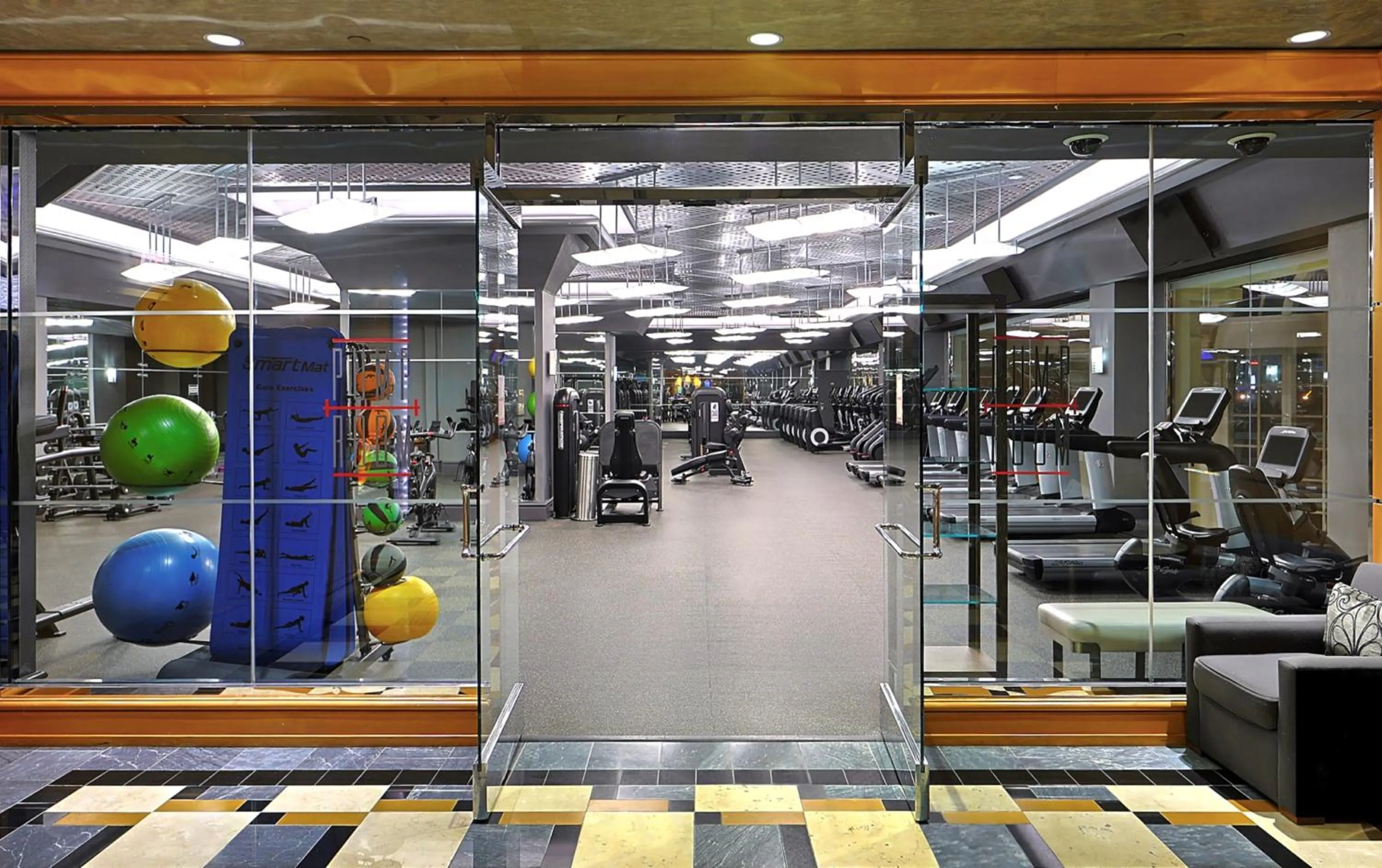 Fitness centre/facilities in MGM Tower at Borgata