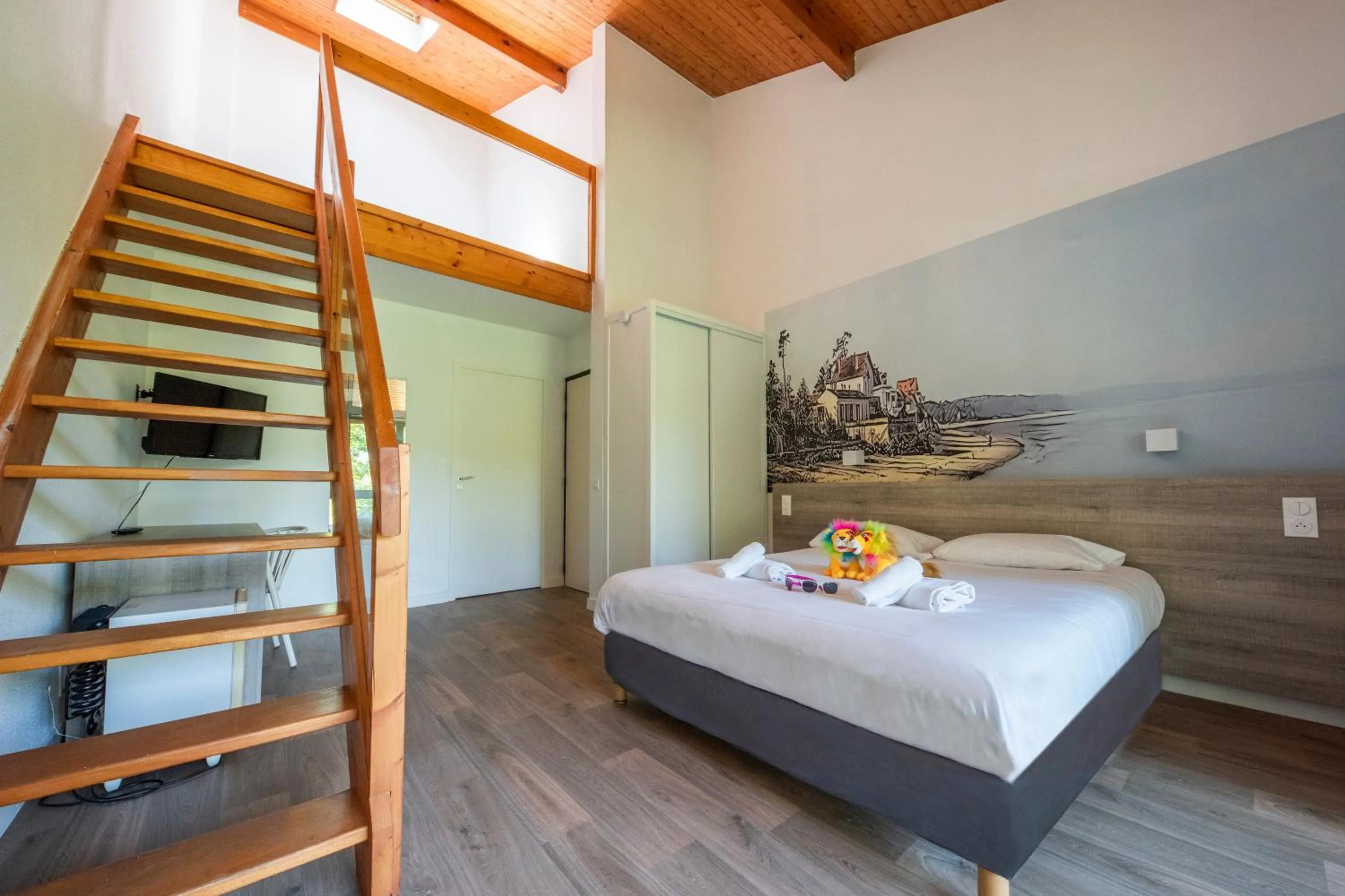 Bed in Azureva Ronce les Bains