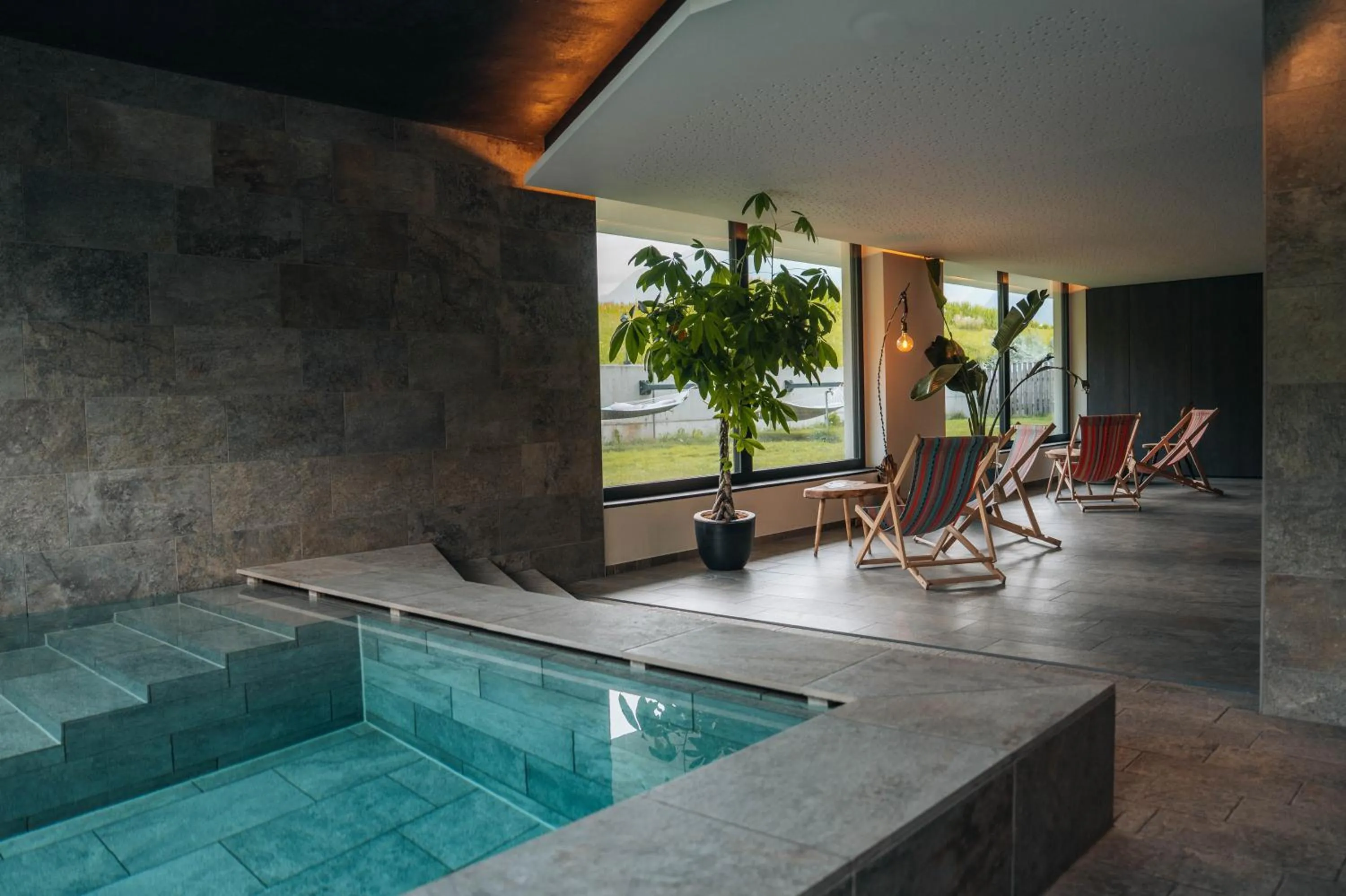 Pool view in Hotel Wochtla Buam