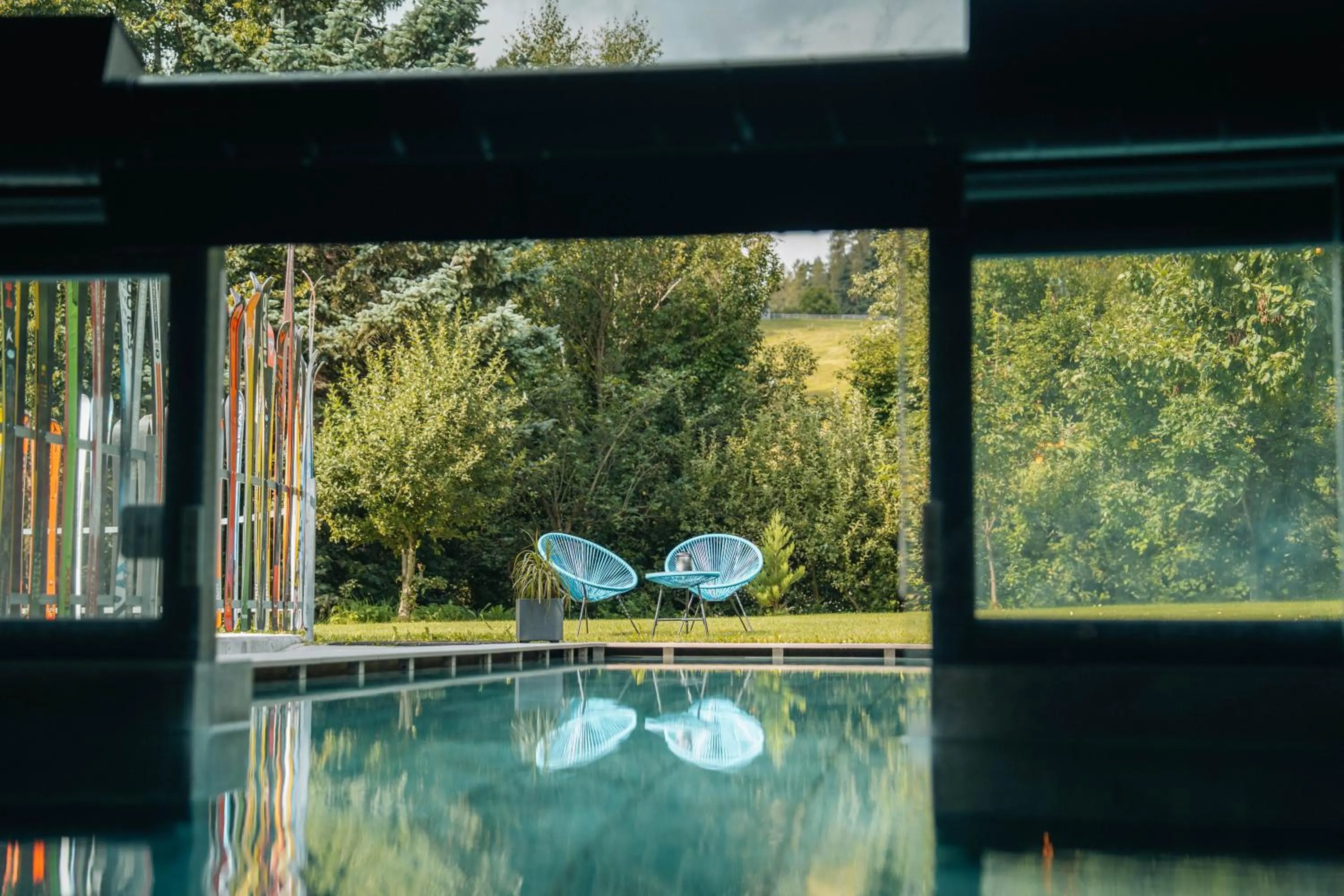 Swimming pool in Hotel Wochtla Buam