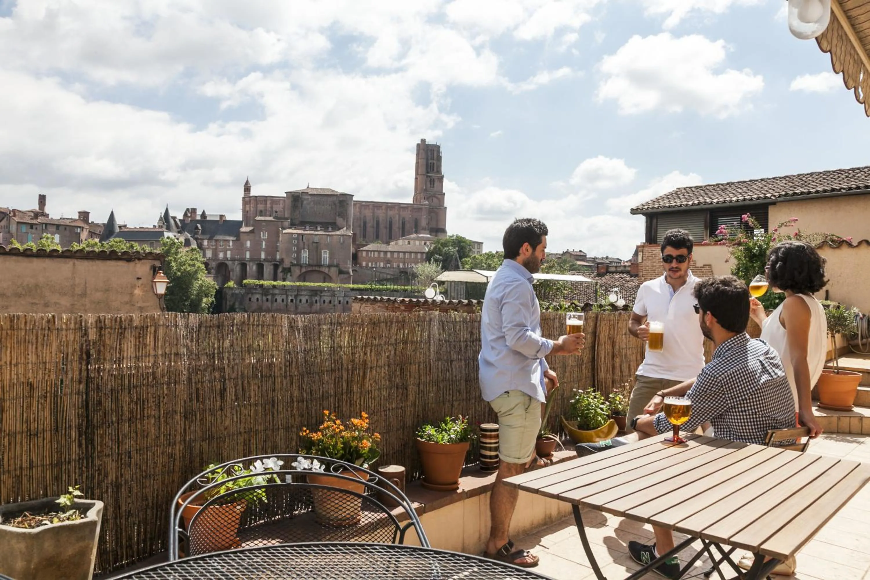Balcony/Terrace in Villa Caroline - Chambres d'Hôtes