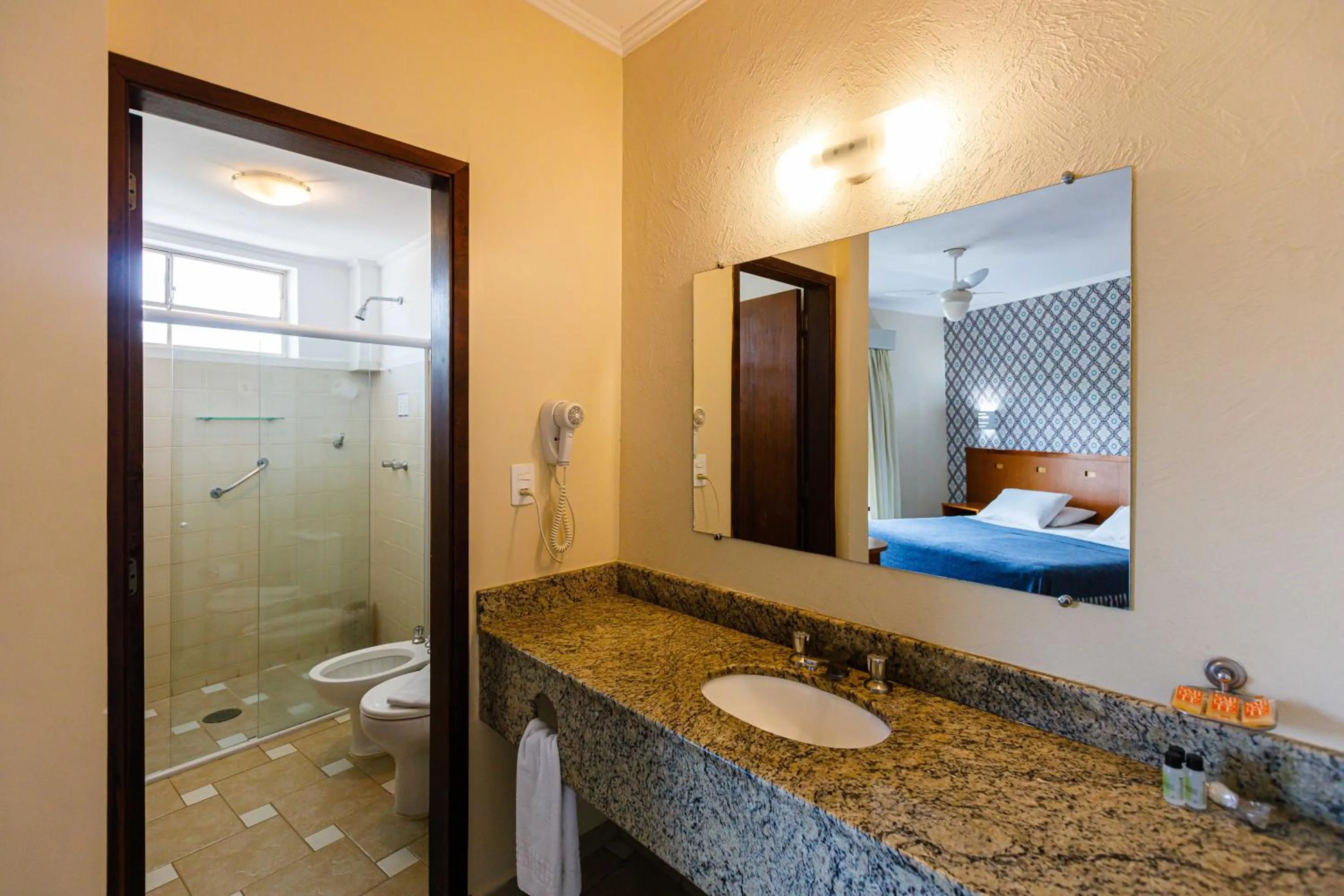 Bathroom, Bed in Panorama Hotel & Spa