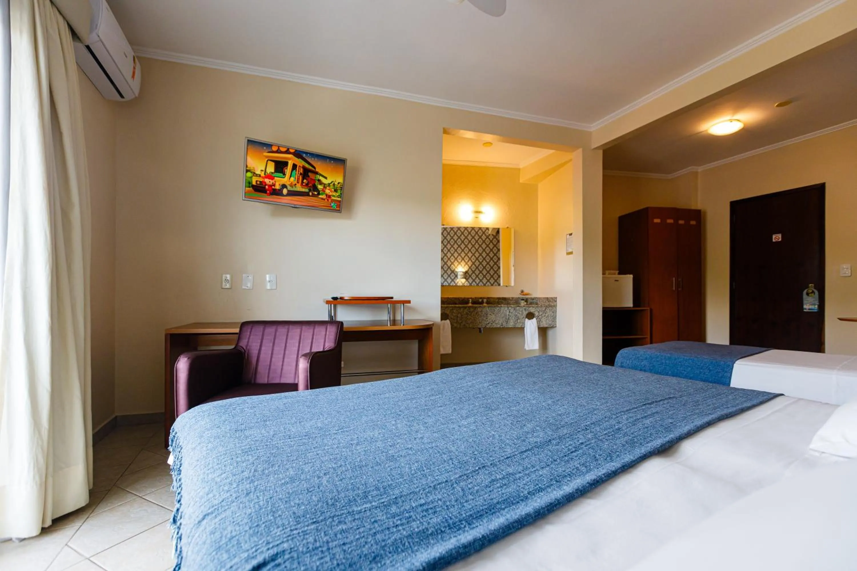 Bed in Panorama Hotel & Spa