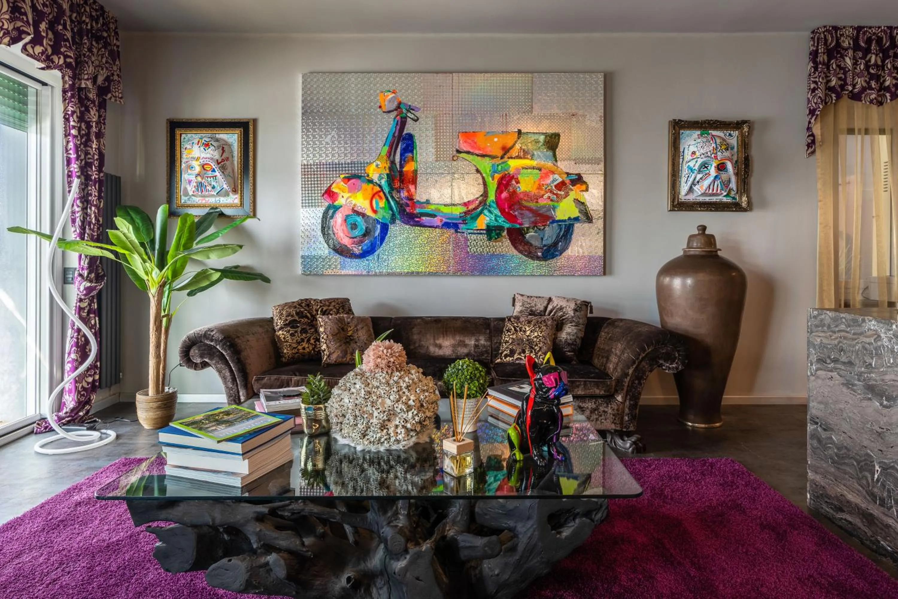 Living room in Baba Residences