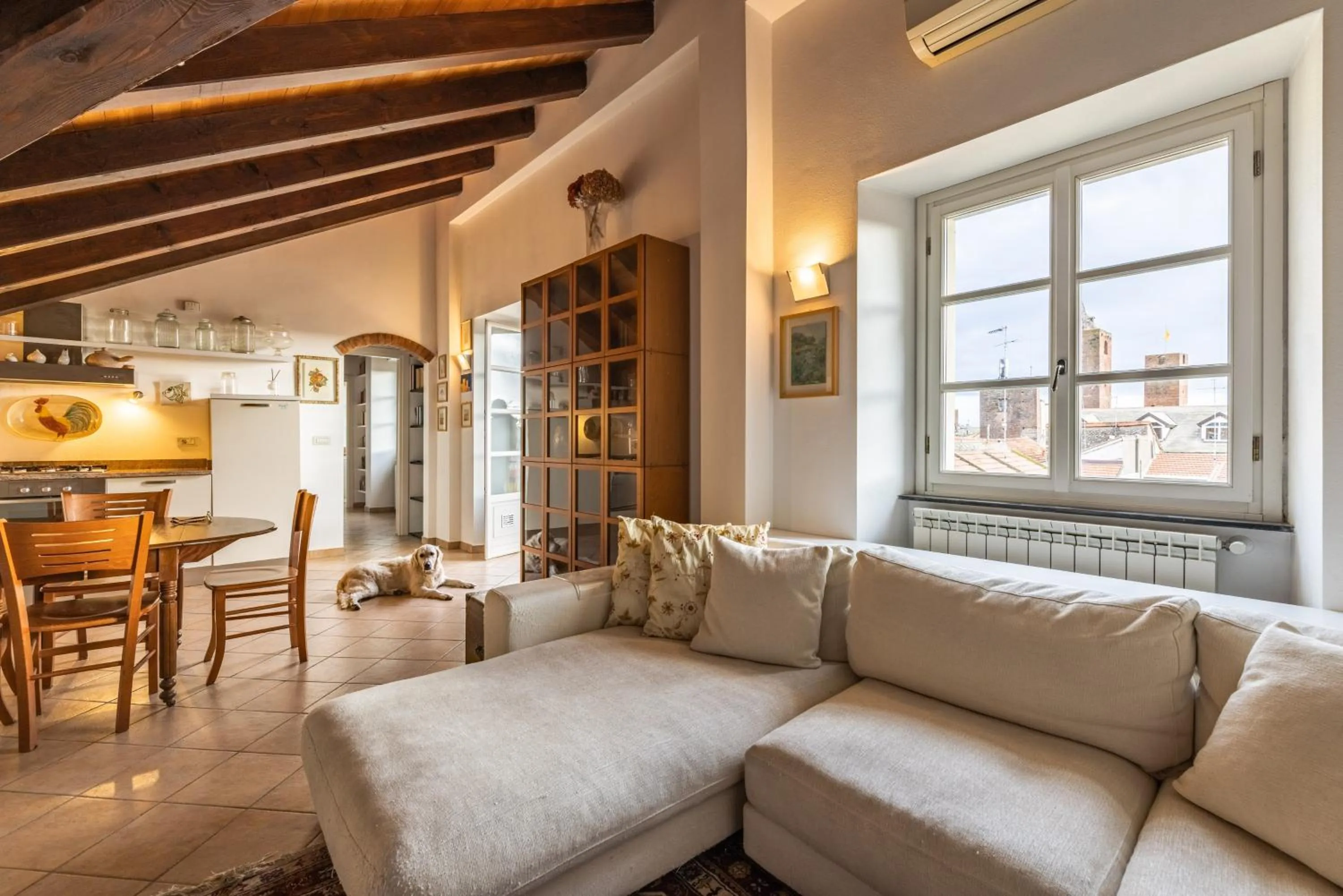 Seating area in Baba Residences