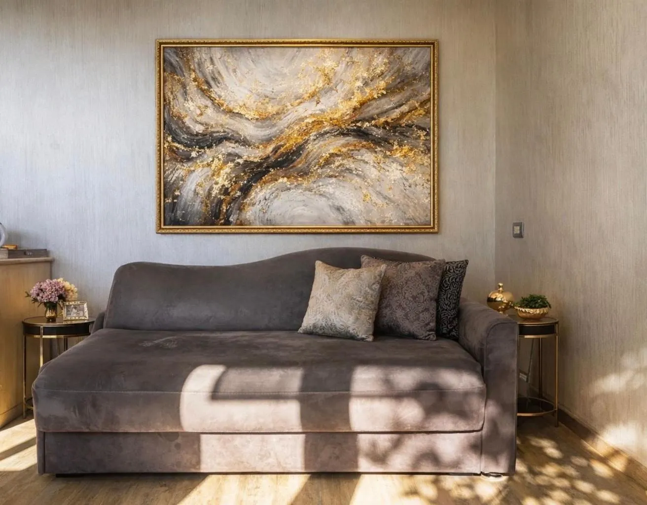 Seating area in Baba Residences