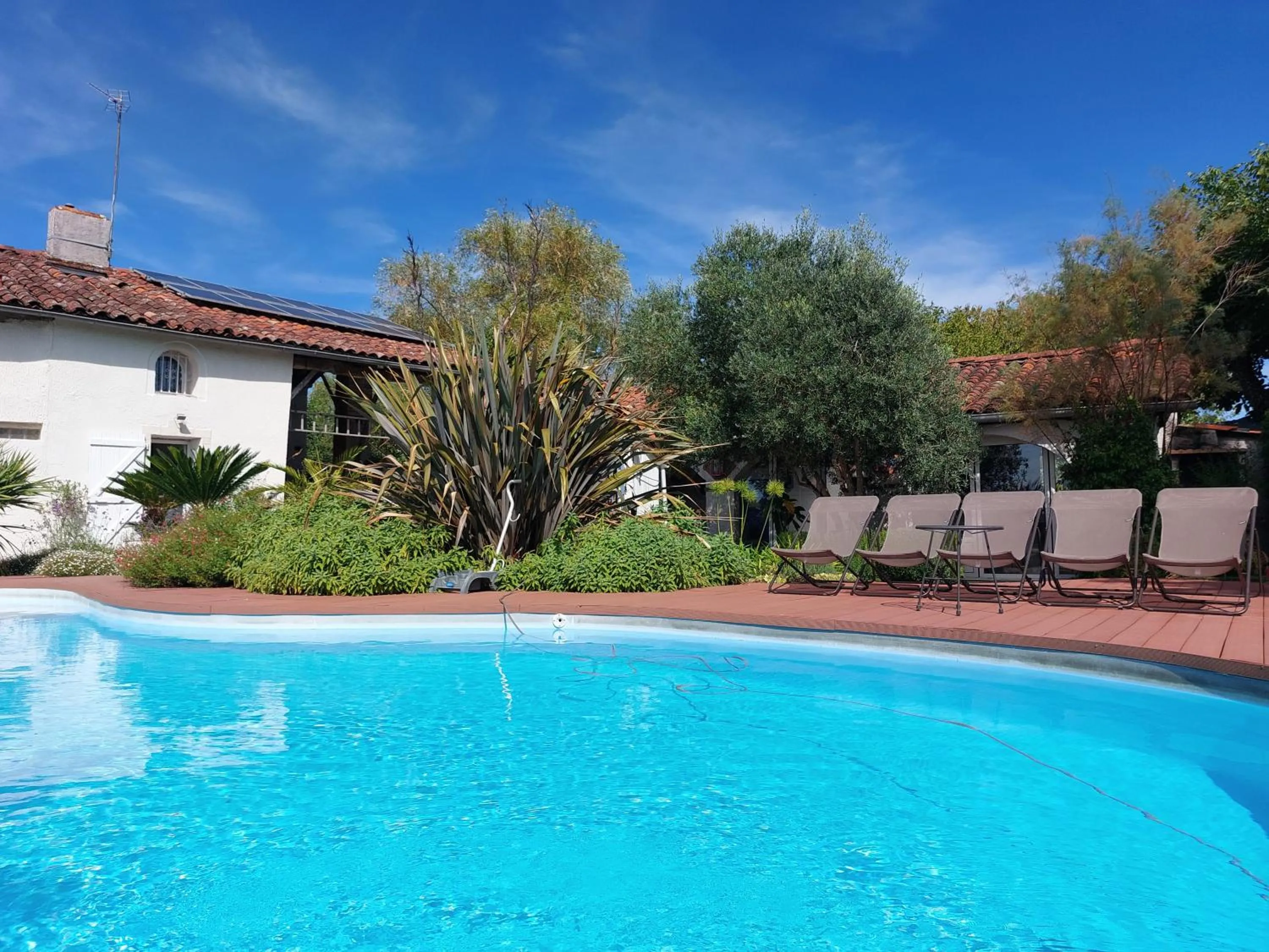 Pool view in Le Clos de Saint Amour