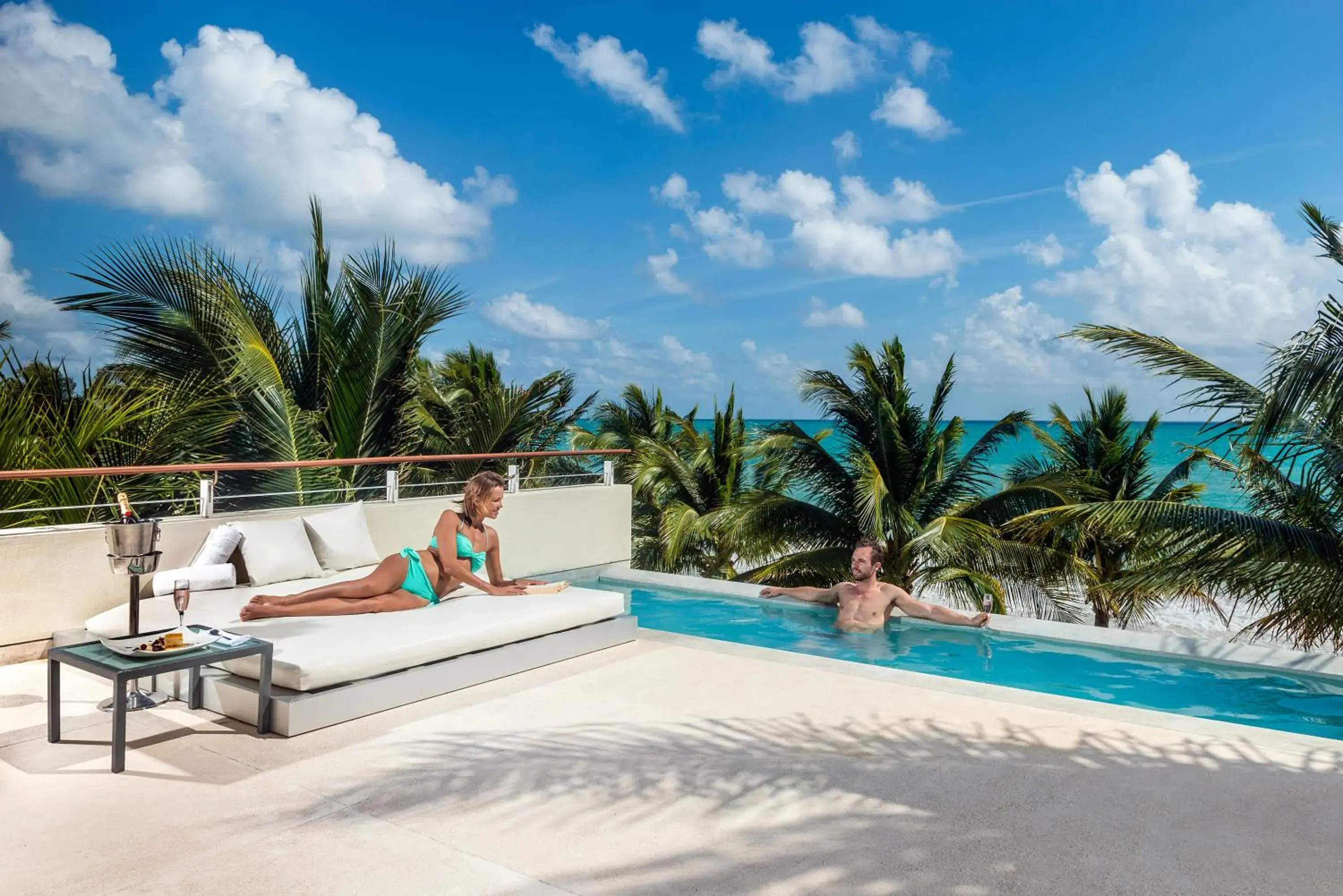 Swimming pool in Blue Diamond Luxury Boutique - All Inclusive Adults Only Swimming pool in Blue Diamond Luxury Boutique - All Inclusive Adults Only