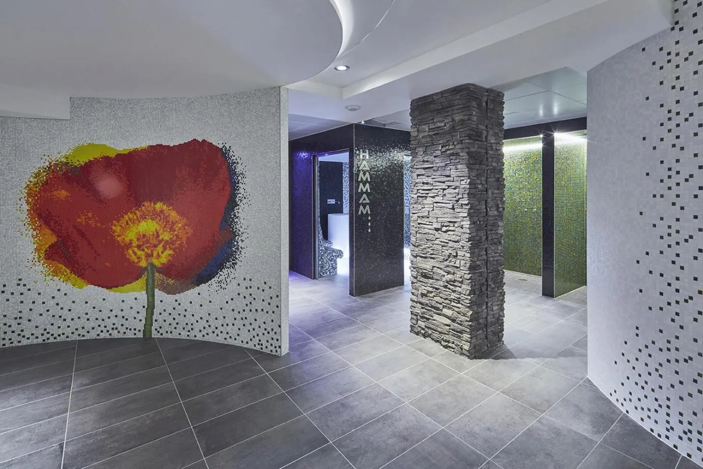 Sauna in Kyriad Prestige Lyon Est - Saint Priest Eurexpo Hotel and SPA