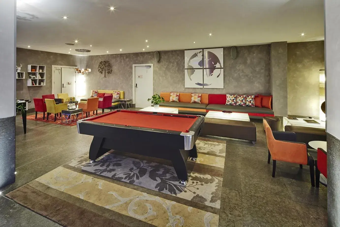Lobby or reception in Kyriad Prestige Lyon Est - Saint Priest Eurexpo Hotel and SPA Lobby or reception in Kyriad Prestige Lyon Est - Saint Priest Eurexpo Hotel and SPA