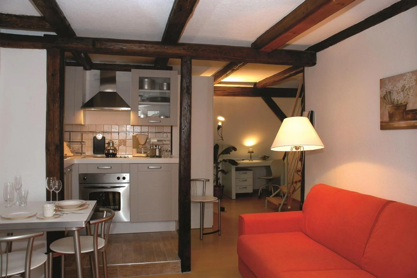 Kitchen or kitchenette in Stella Apartments am Erfurter Dom