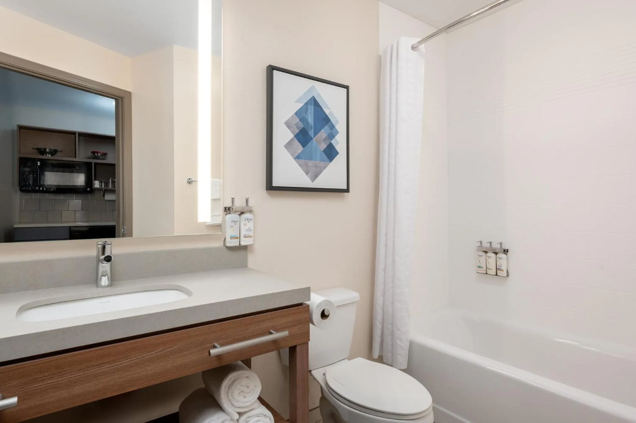 Bathroom in Candlewood Suites Mooresville Lake Norman,NC by IHG