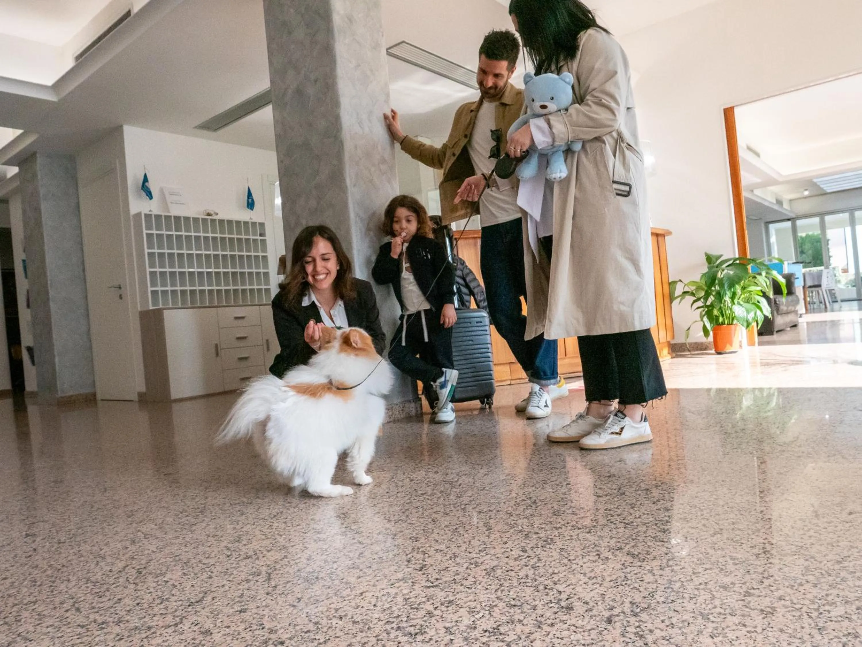 Lobby or reception in Hotel Le Querce