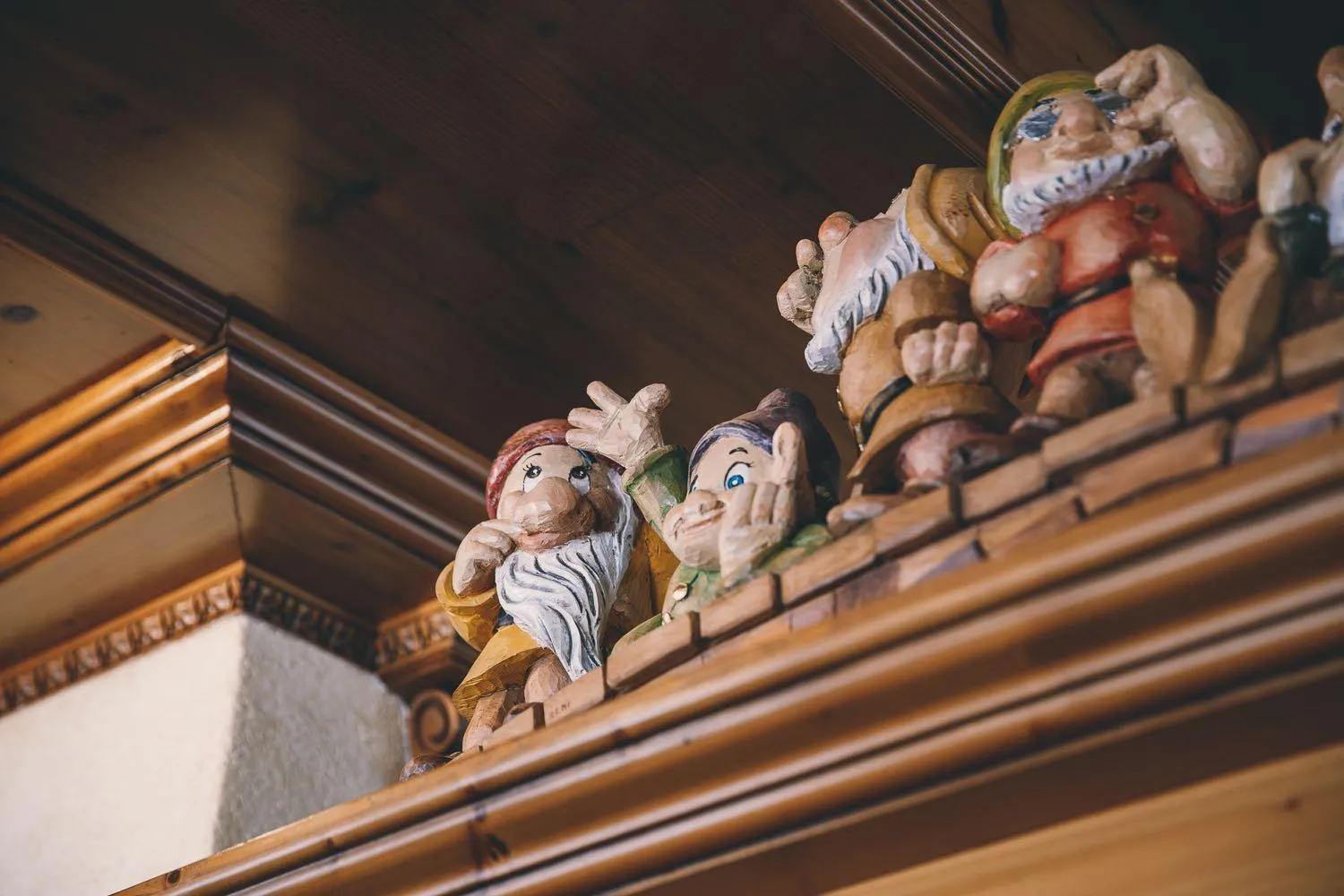 Decorative detail in Albergo Centrale