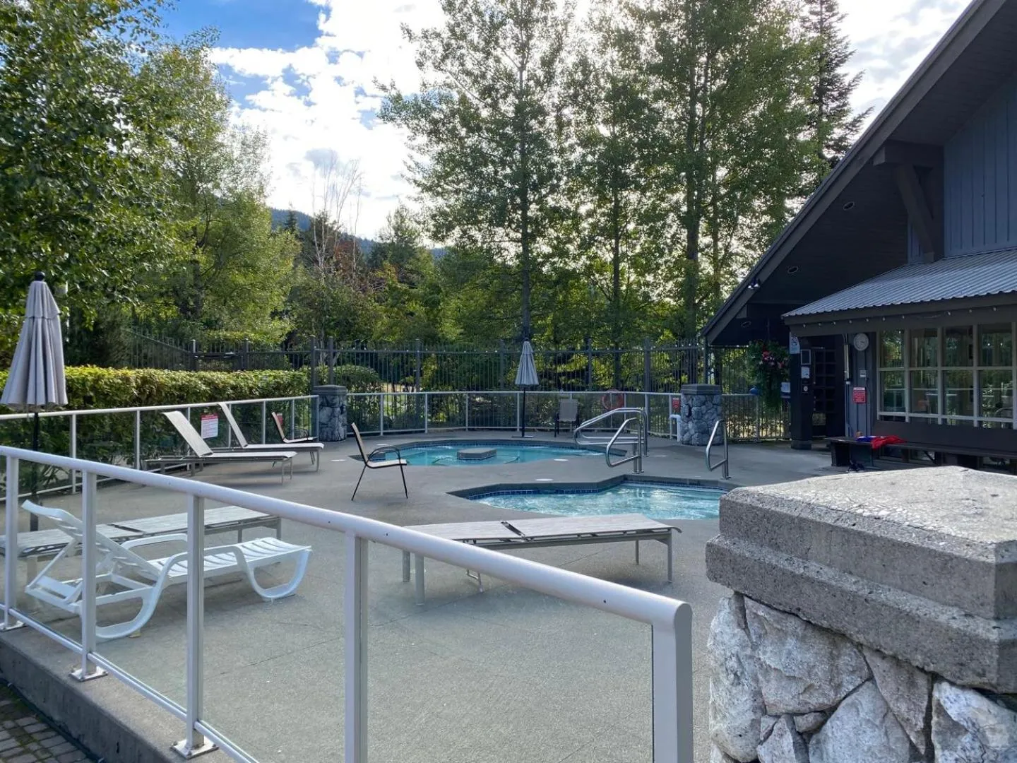Hot Tub in #433 The Aspens On Blackcomb