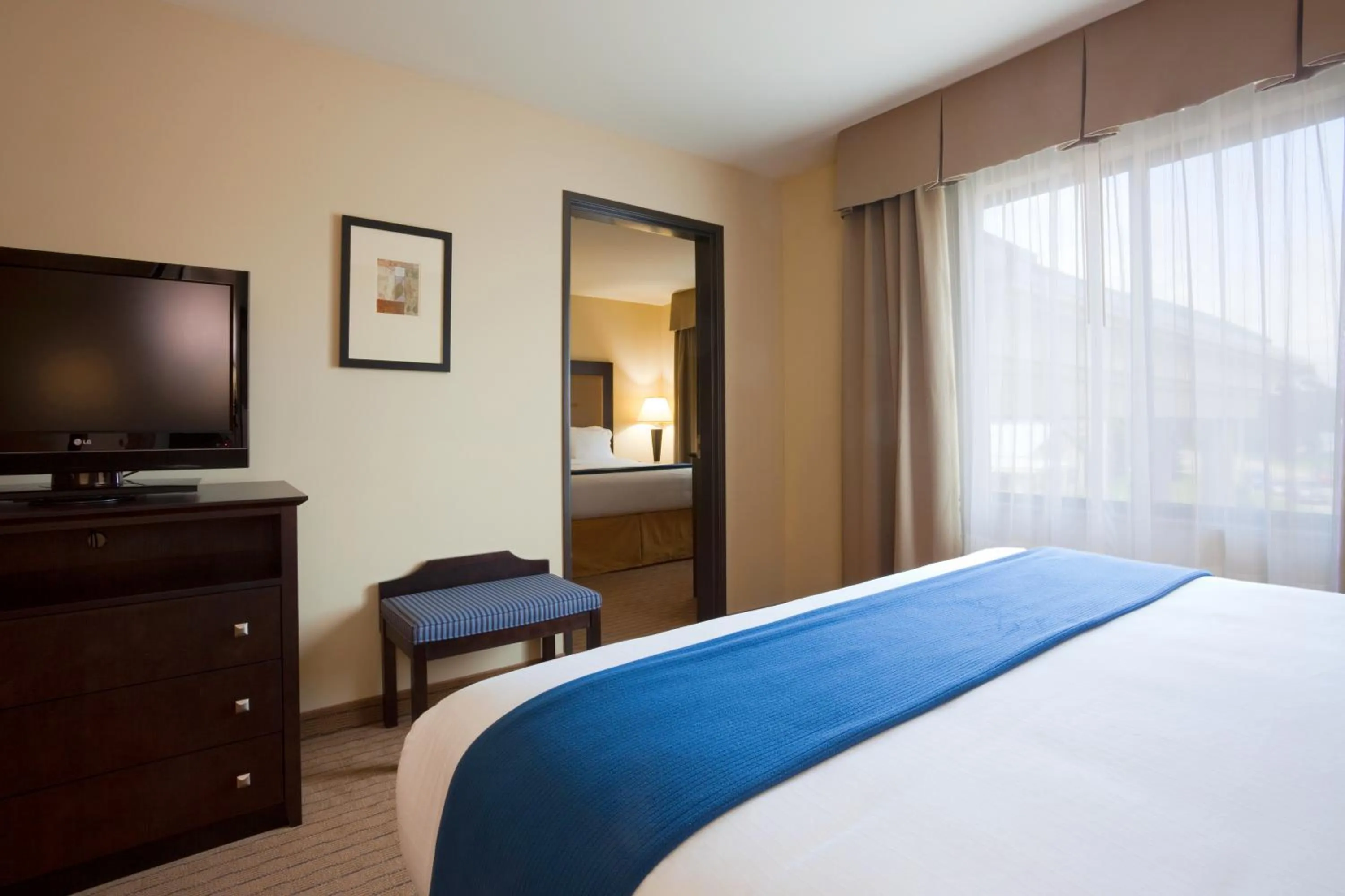 Bedroom, Bed in Holiday Inn Express & Suites Madison-Verona by IHG