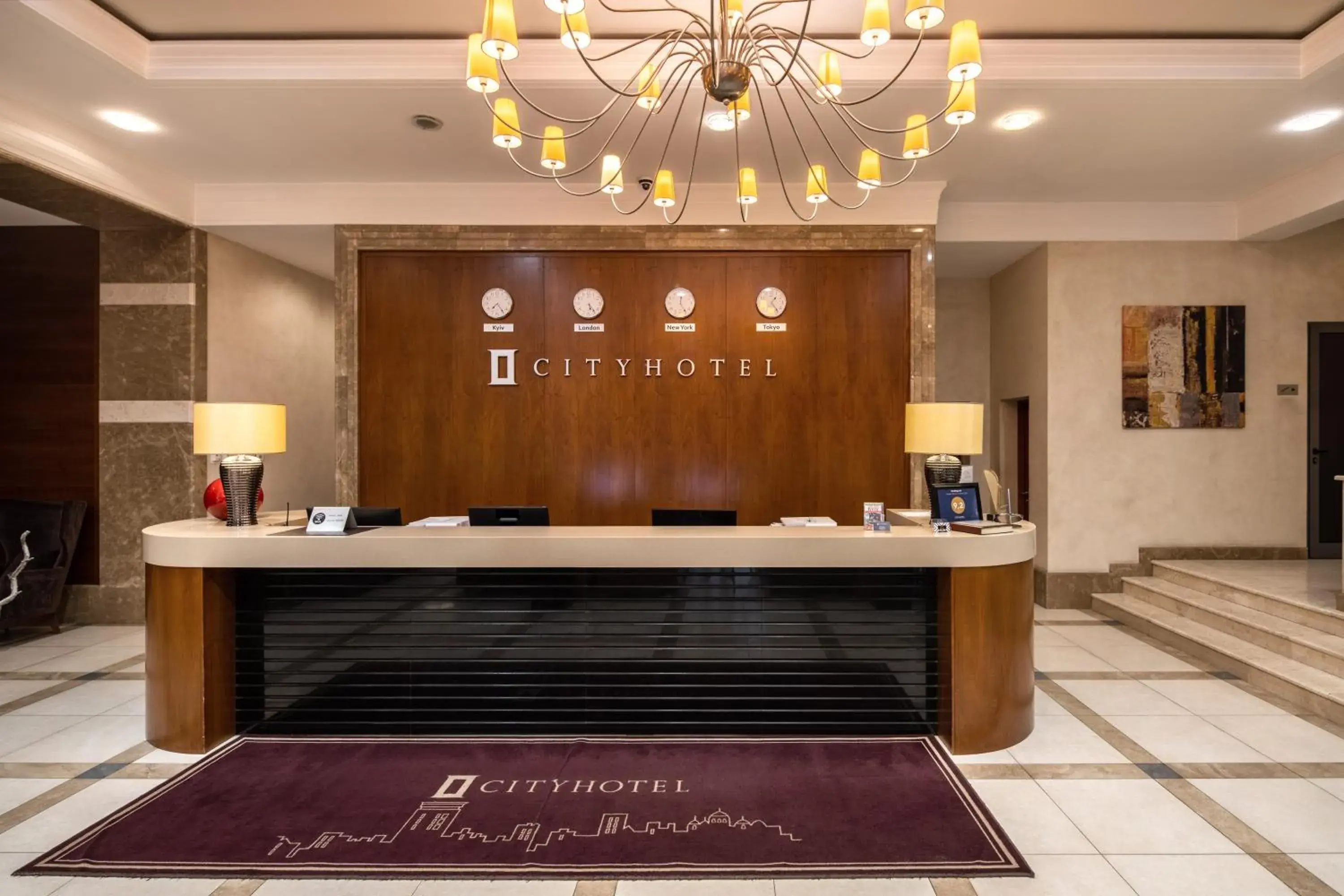 Lobby or reception in CITYHOTEL Lobby or reception in CITYHOTEL