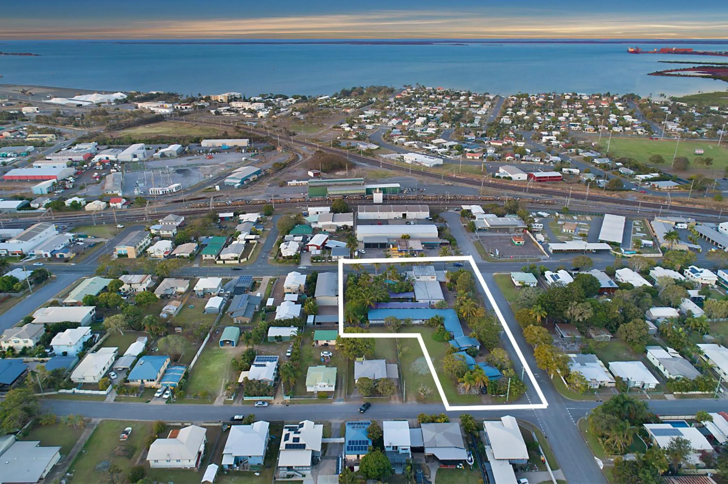 Bird's eye view in South Gladstone Motel