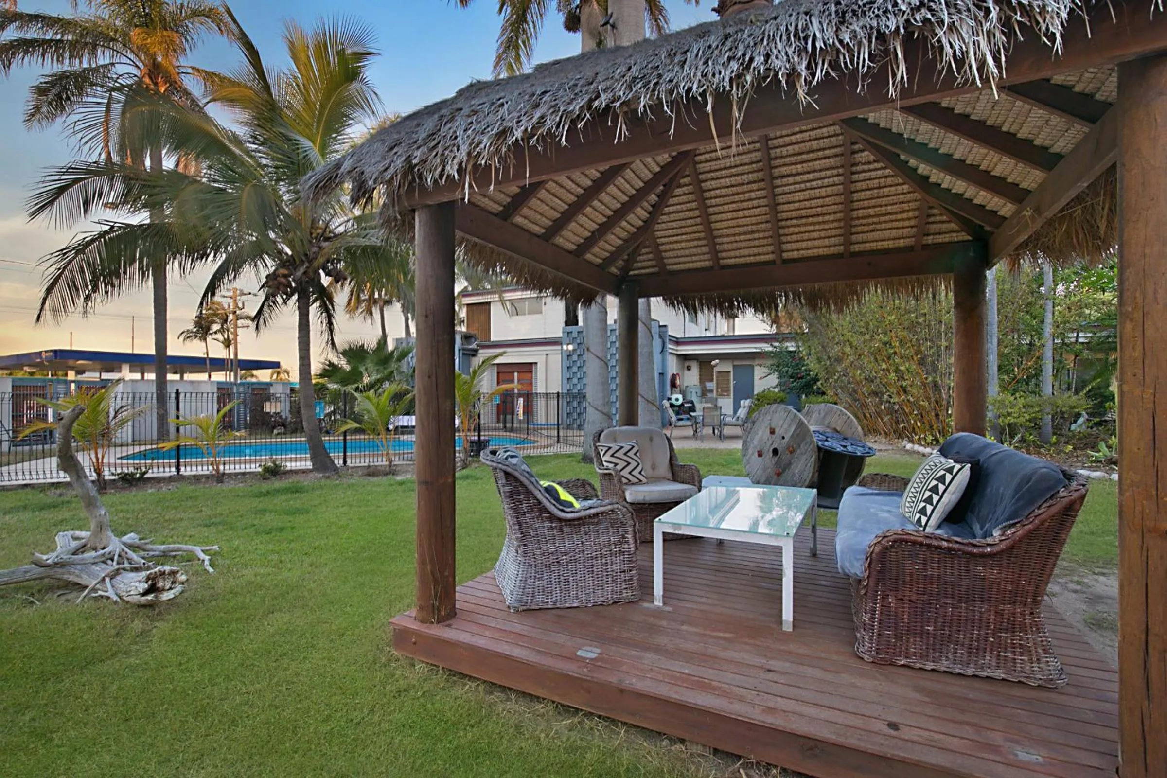 Garden in South Gladstone Motel