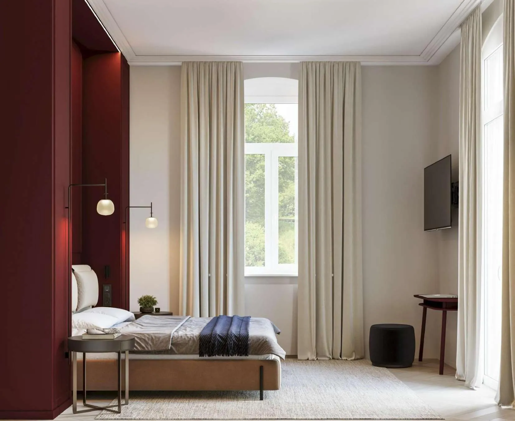 Photo of the whole room, Bed in Villa & Hotel Am Park