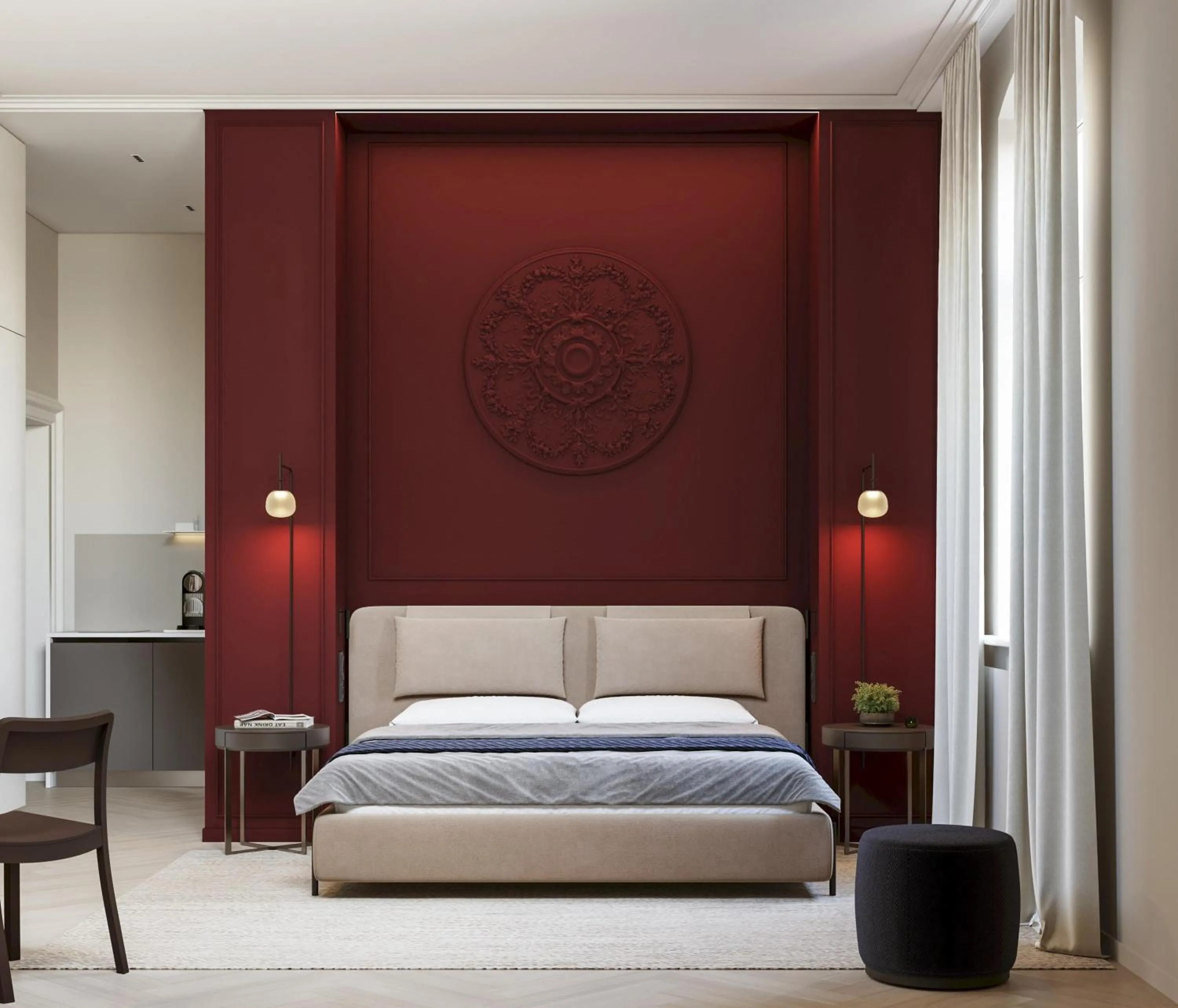 Bed in Villa & Hotel Am Park