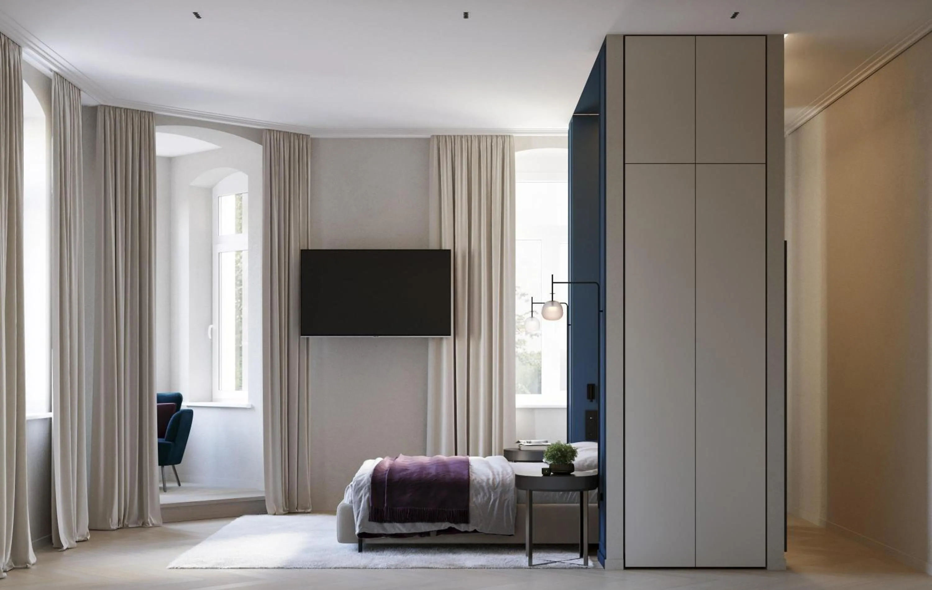 Photo of the whole room, Bed in Villa & Hotel Am Park