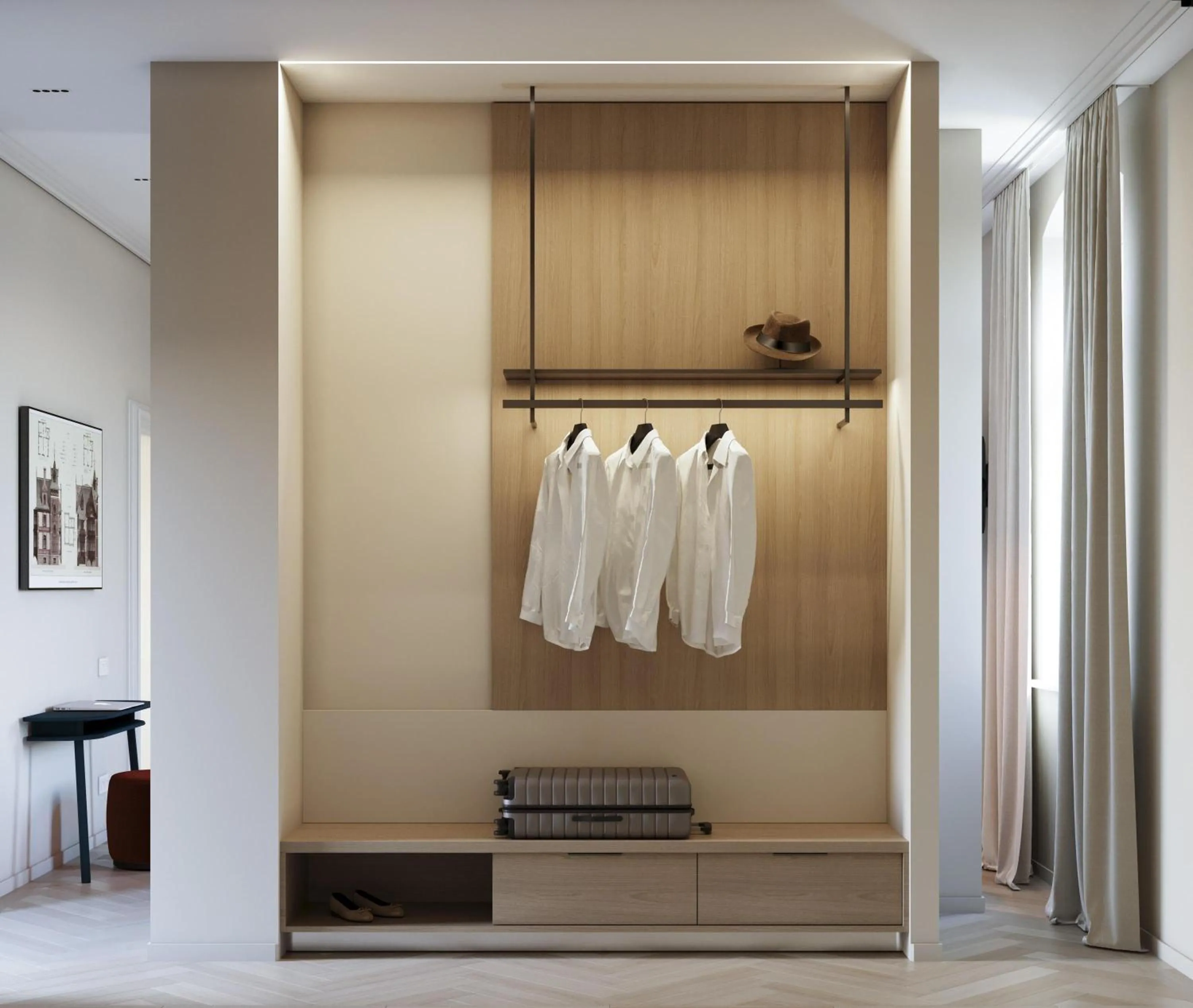 wardrobe in Villa & Hotel Am Park